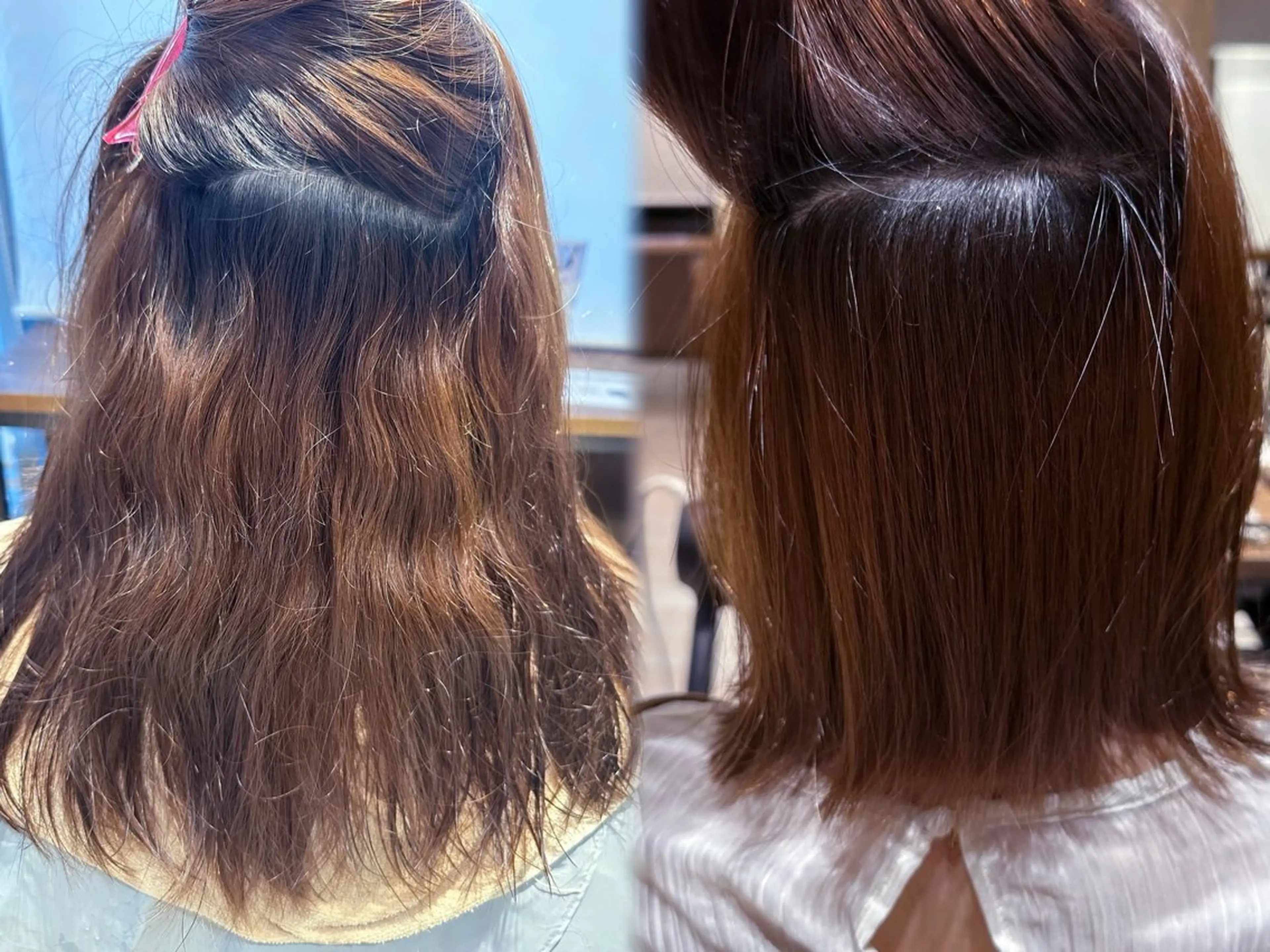 ミディアム パーマ ニュアンスパーマ/ フェザーパーマ/平木のヘアスタイル