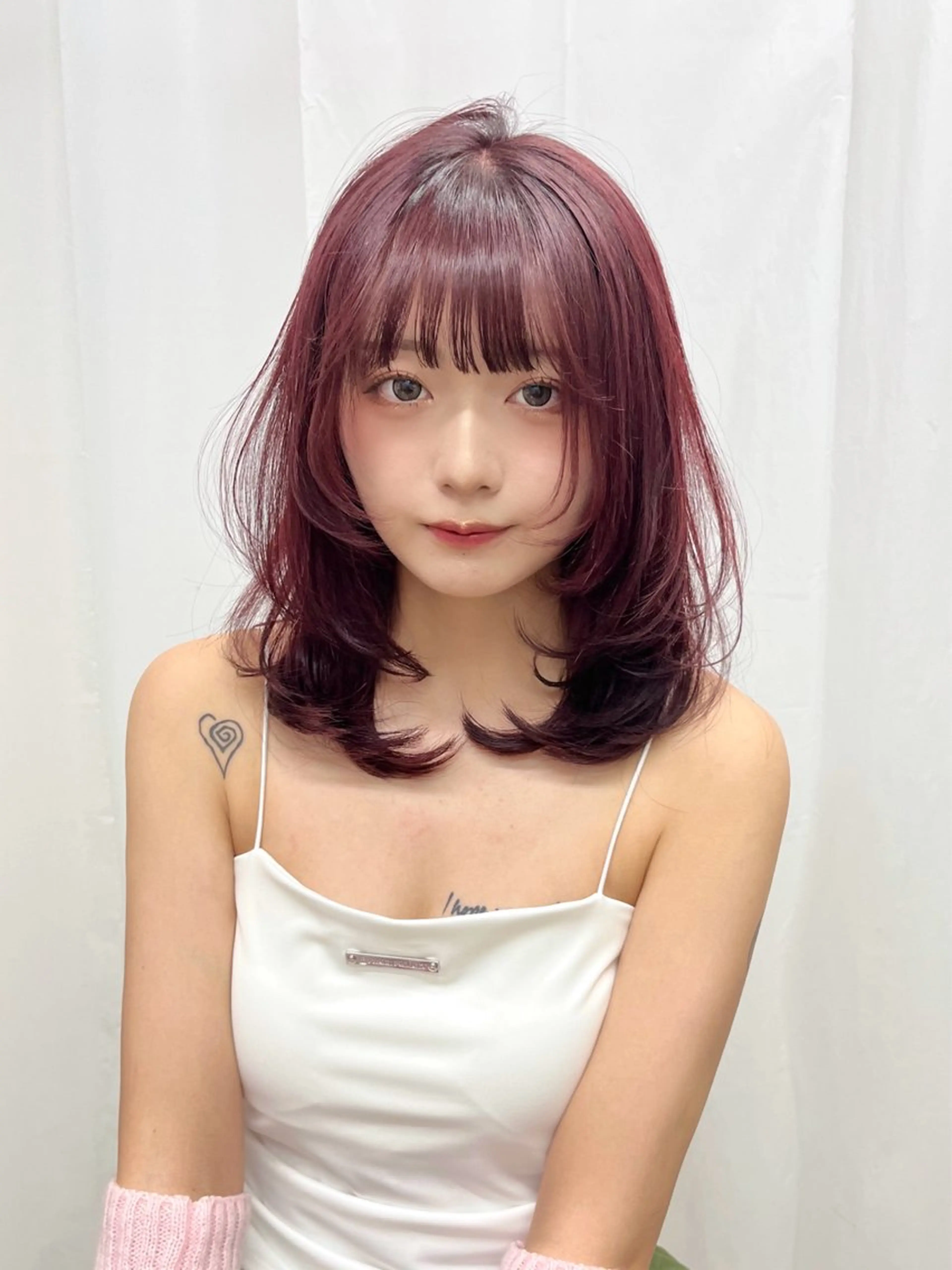 ミディアム カラー カット ヘアカラー 🎀taro ブリーチなしカラーのヘアスタイル