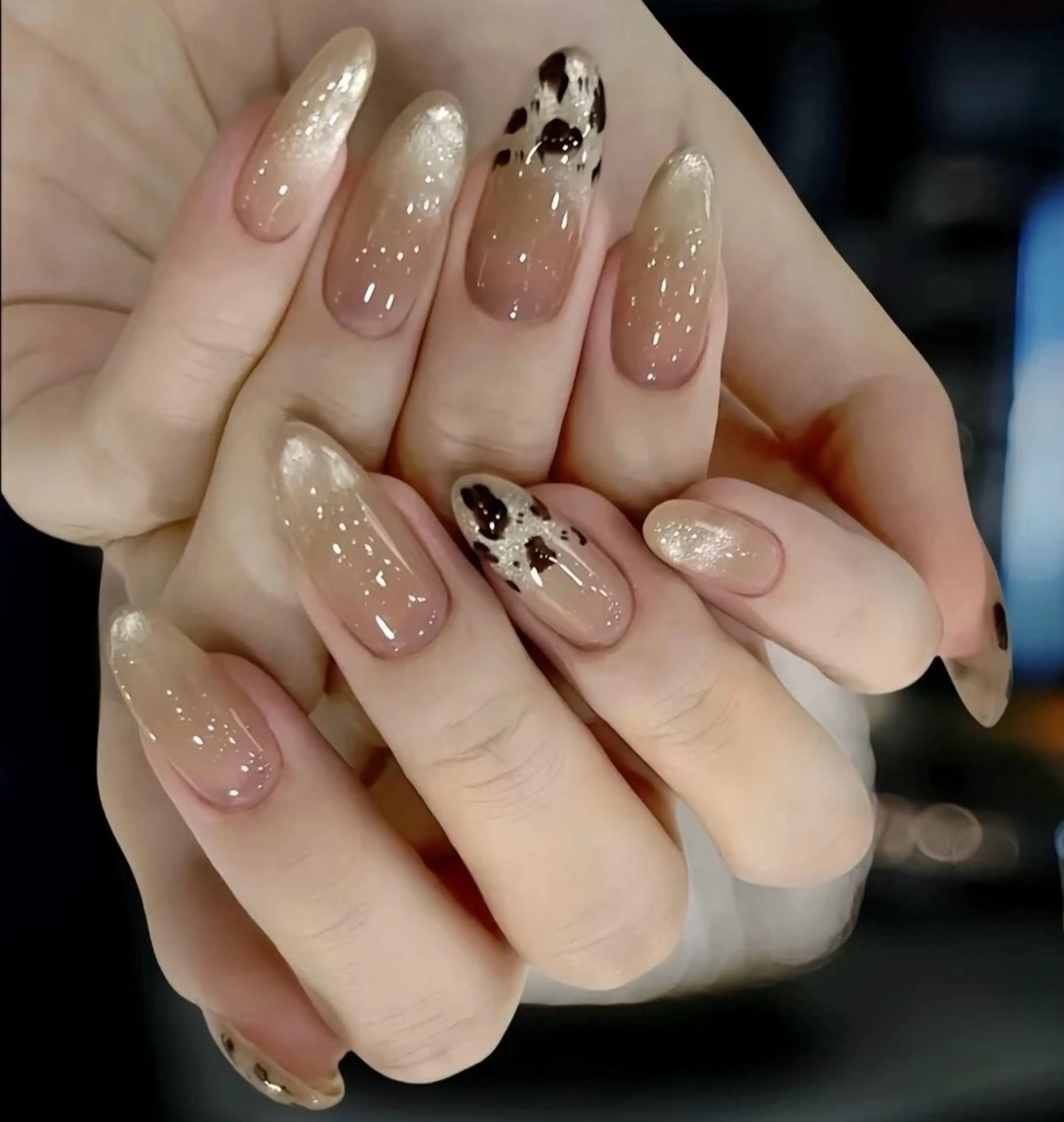 ネイル チークネイル 長さ出し フレンチネイル ガーリー 韓国ネイル sun nail池袋 モデル募集のネイルデザイン