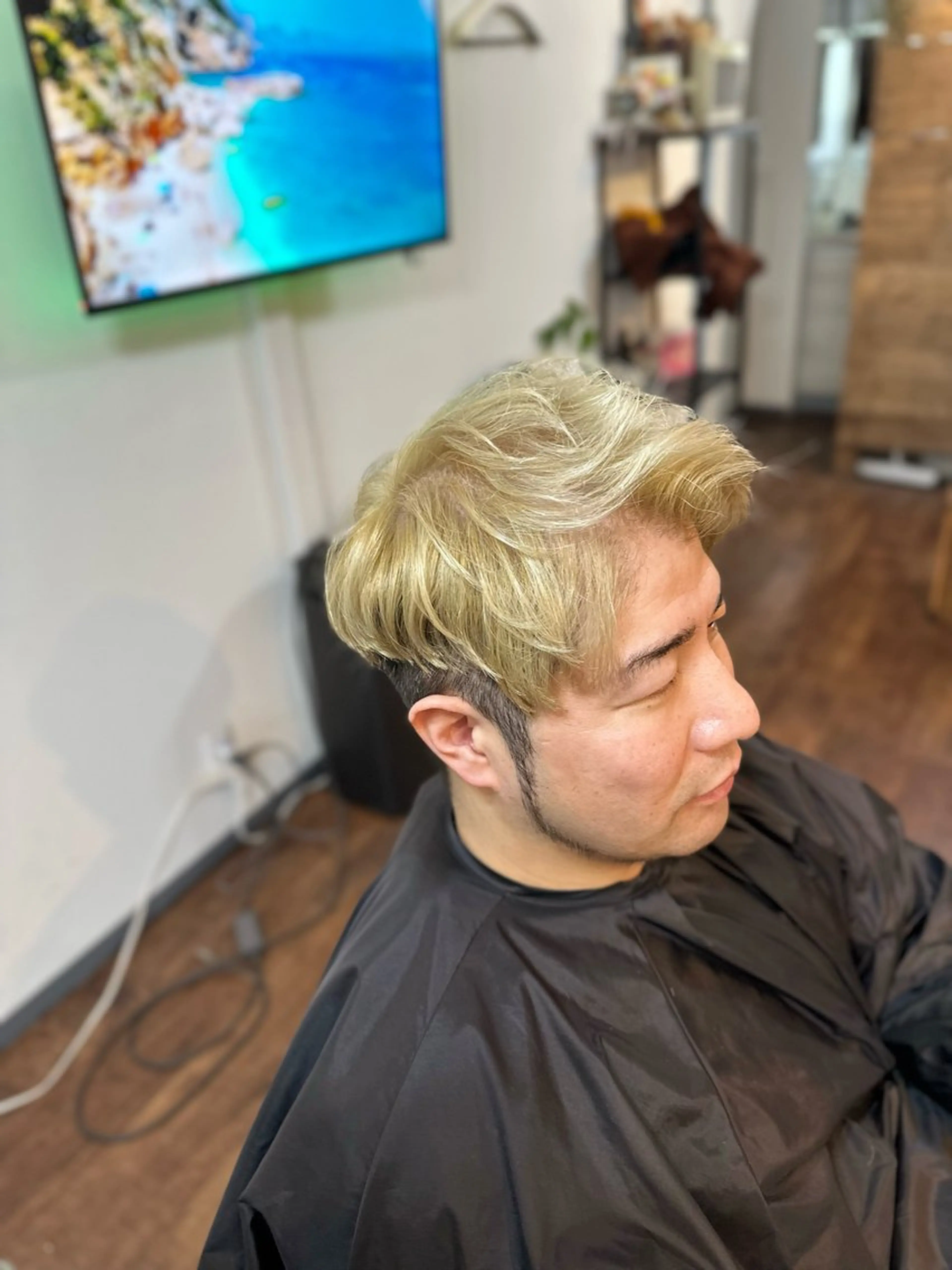 ミディアム カラー ブロンド カット ヘアカラー トリートメント Lizir  ルズィール所属・Luzir⭐︎ GEN⭐︎のヘアスタイル