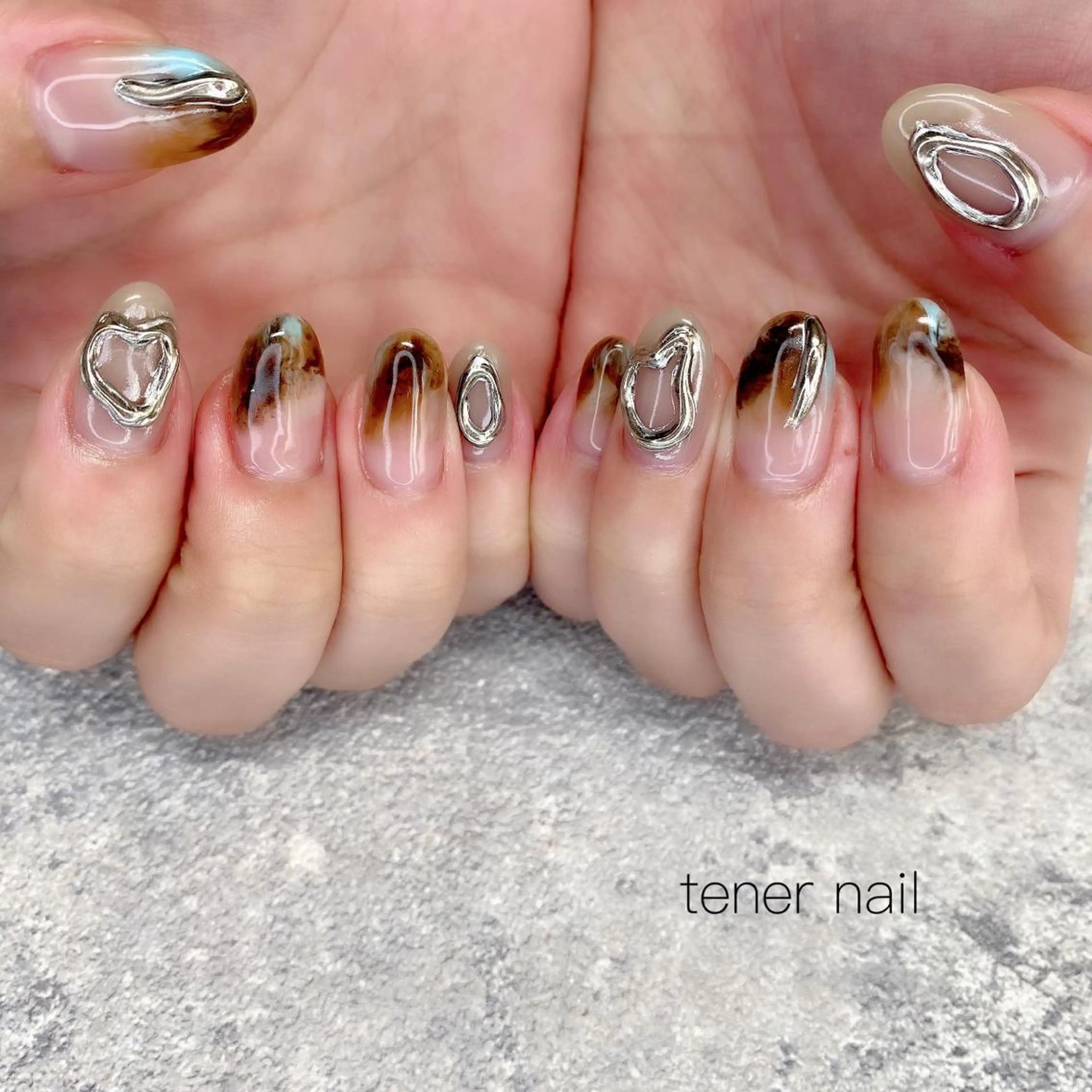 ネイル ニュアンスネイル テネルネイル tener nailのネイルデザイン