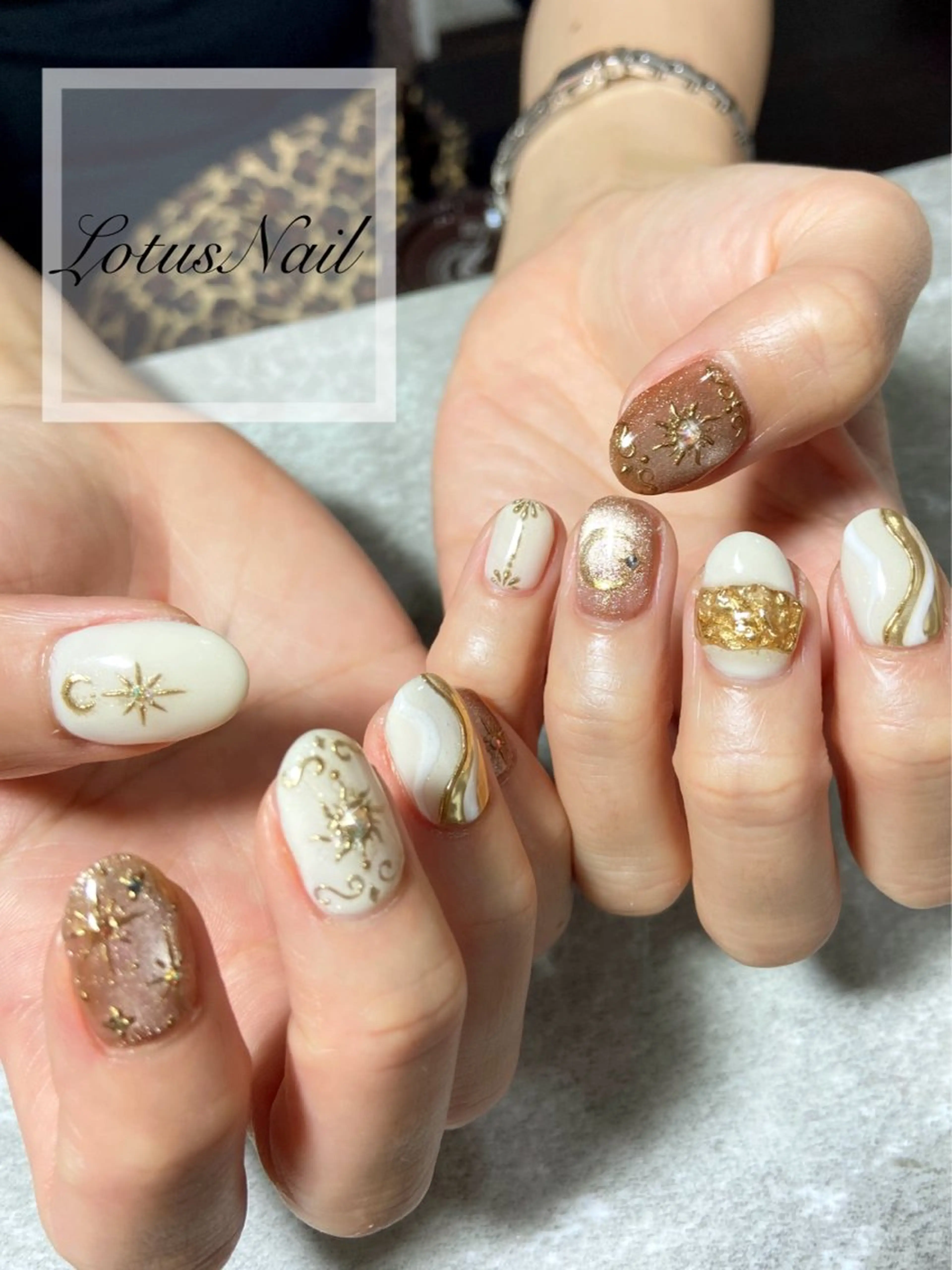 ネイル ハンドネイル Lotus Nailのネイルデザイン