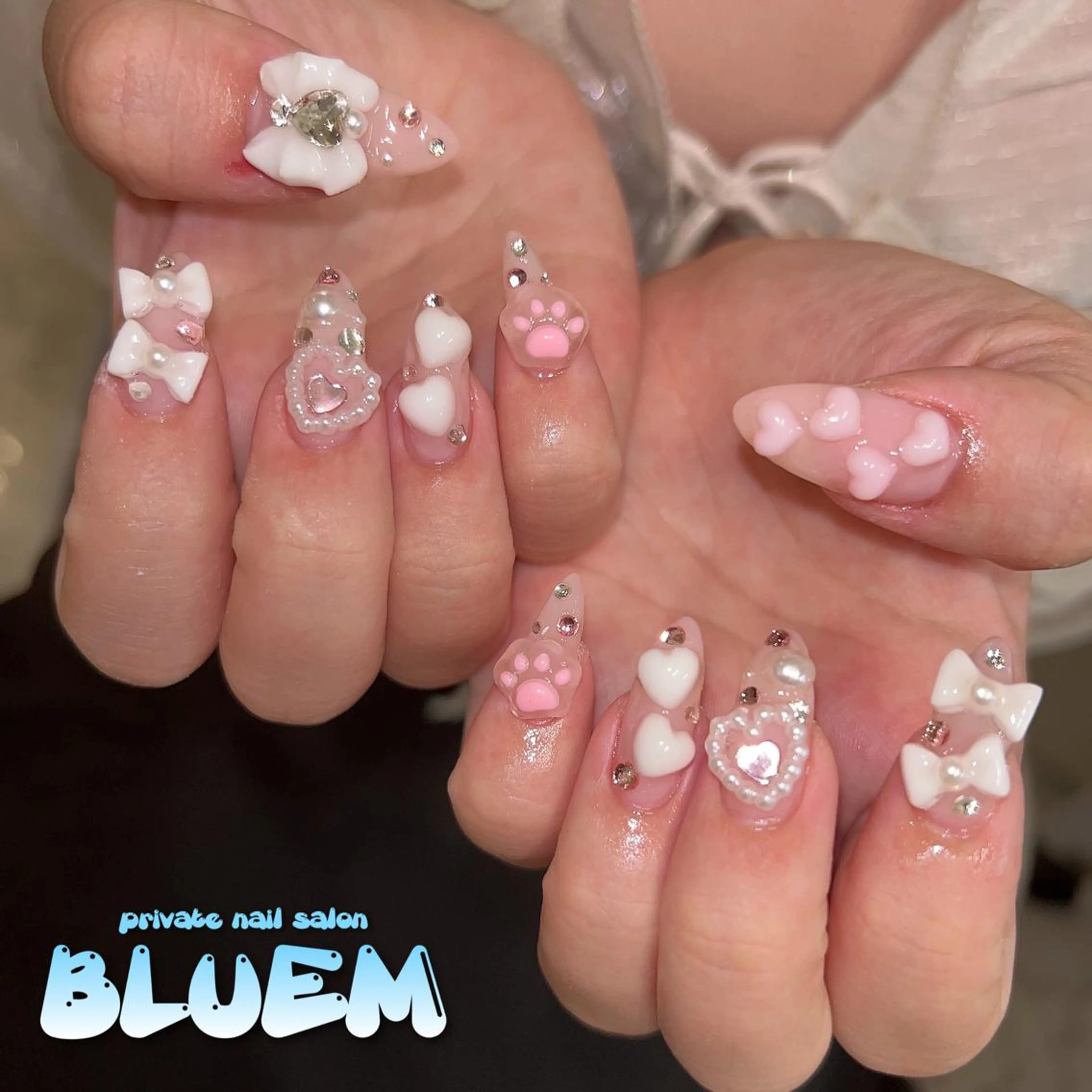 ネイル ハンドネイル BLUEM なな🐶のネイルデザイン