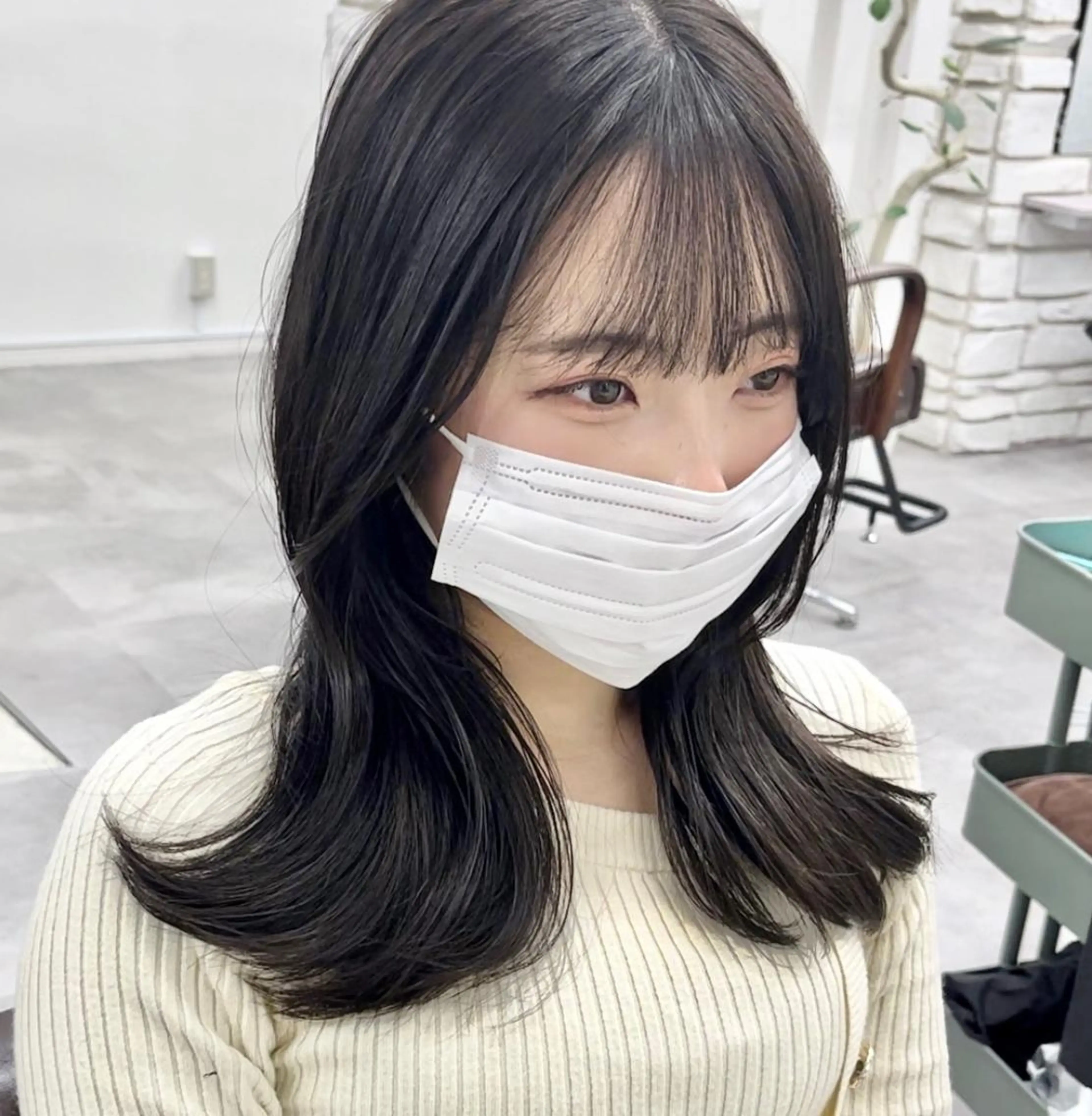 ロング カラー ロング カット トリートメント 巻ける髪質改善で美髪 にデザイン✨/よしみのヘアスタイル