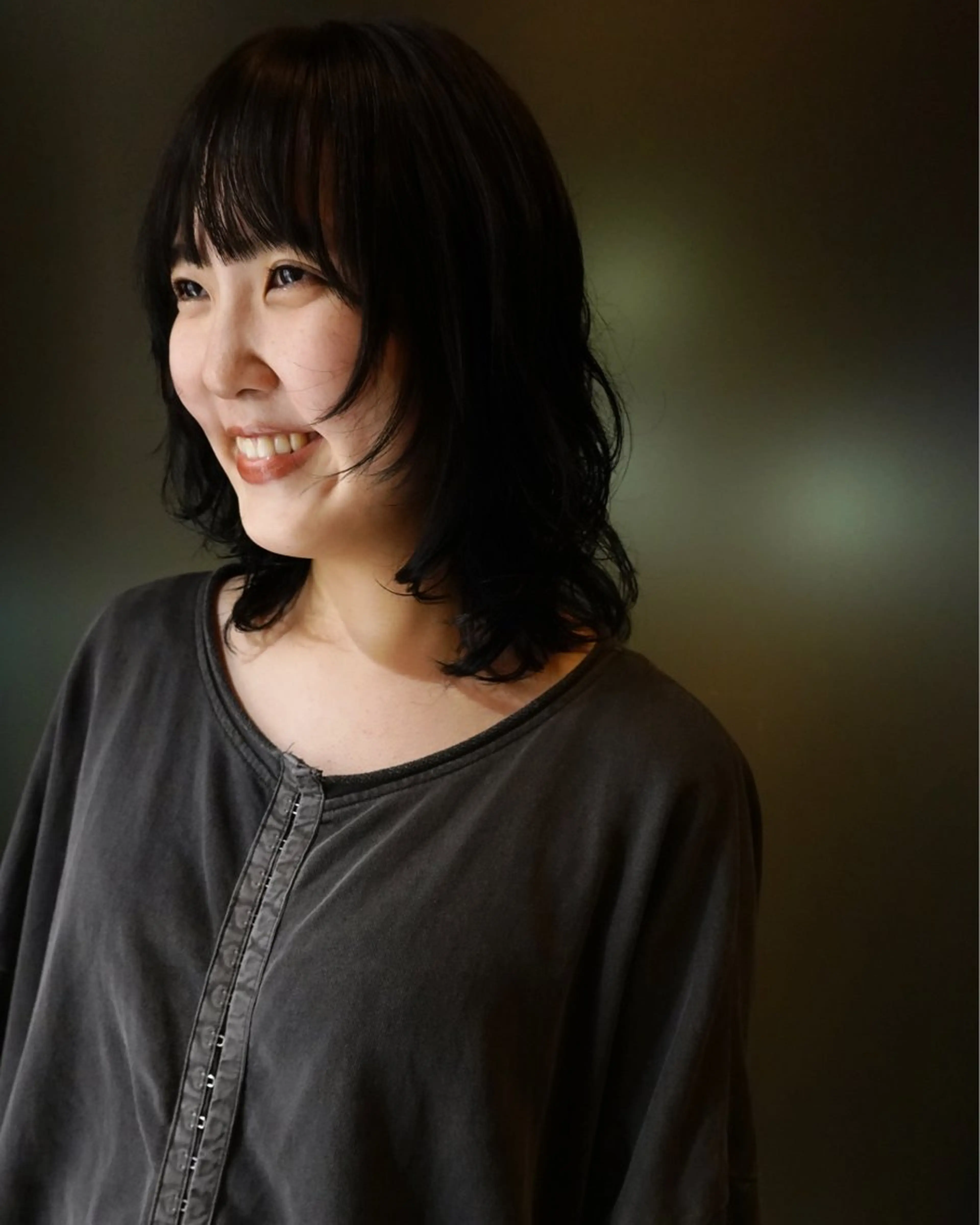 ミディアム カット ヘアカラー トリートメント ヘッドスパ 自由が丘 艶髪美容師✨生板🌿のヘアスタイル