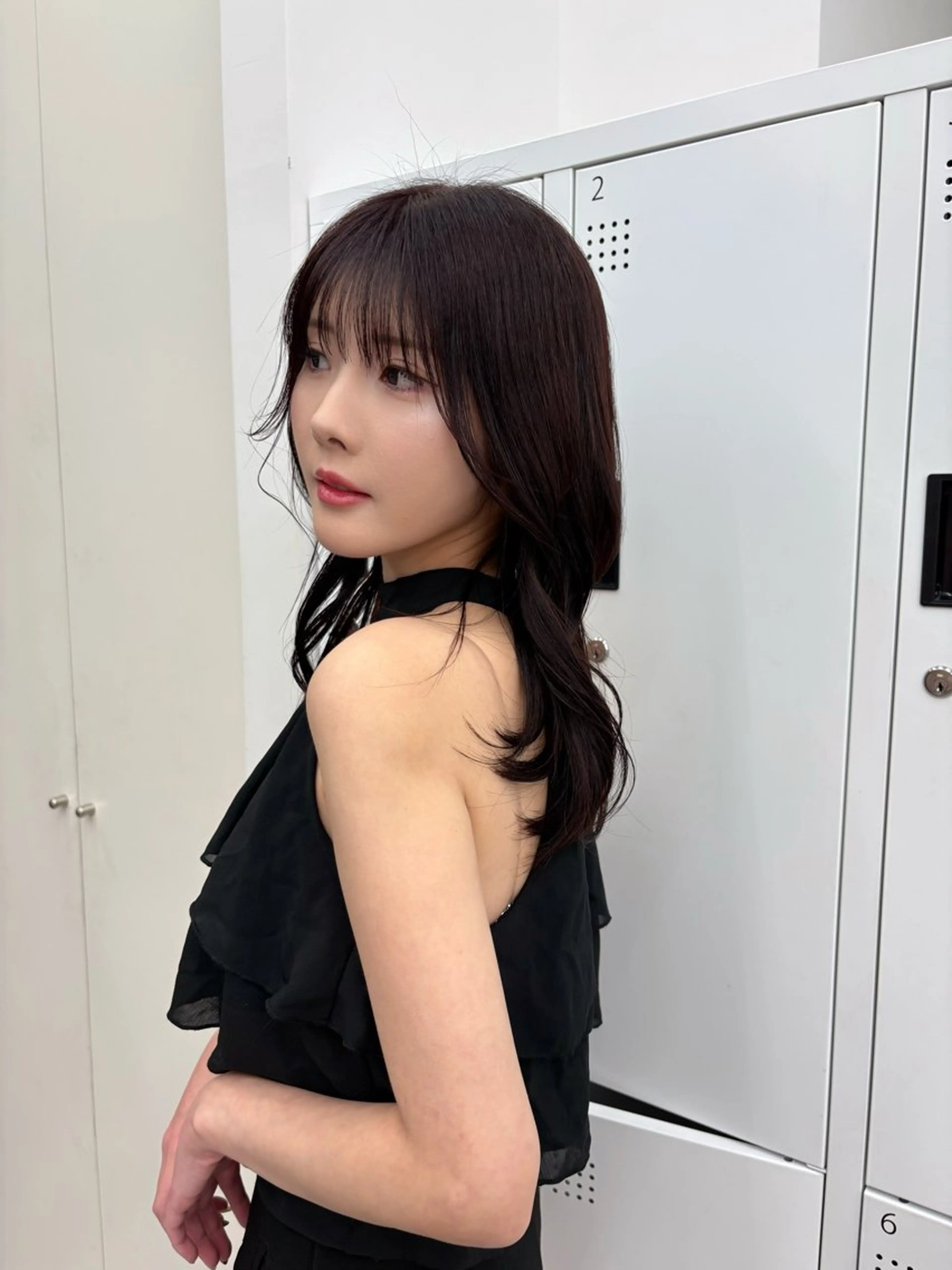 ミディアム ボブ/縮毛矯正/艶髪 /さのまなみのヘアスタイル