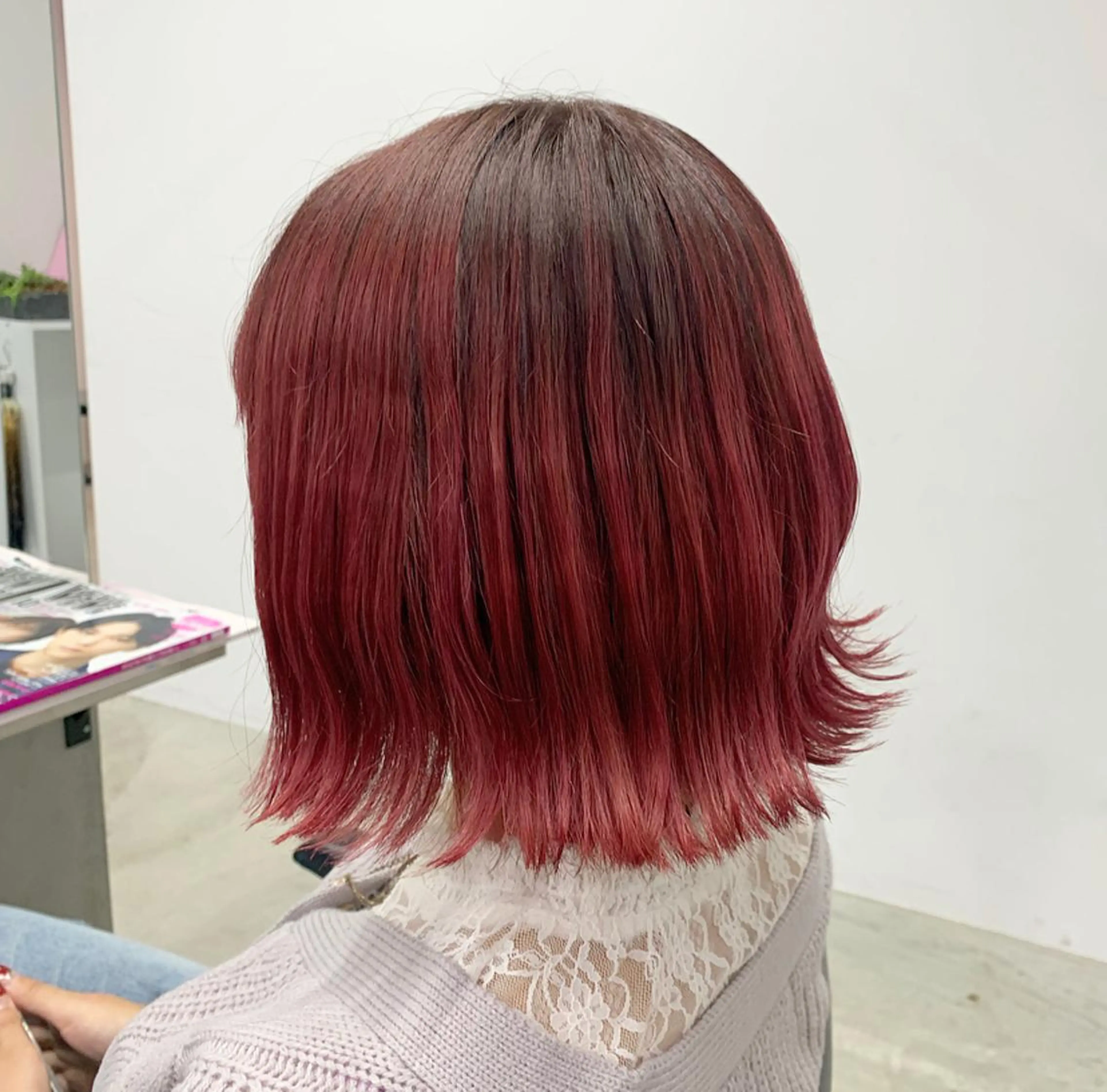 ショート カラー ピンクカラー ボブ ヘアカラー トリートメント ✨カラー指名 No.1✨keitaのヘアスタイル