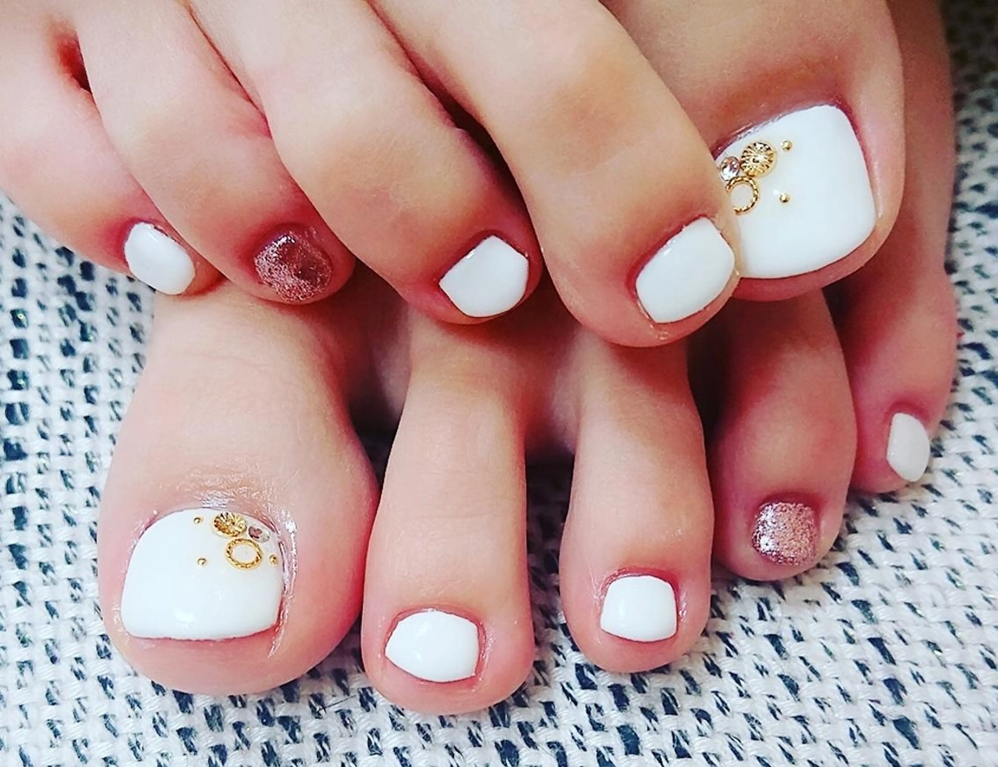 🦶フットジェルワンカラーorラメグラオフあり✨の写真