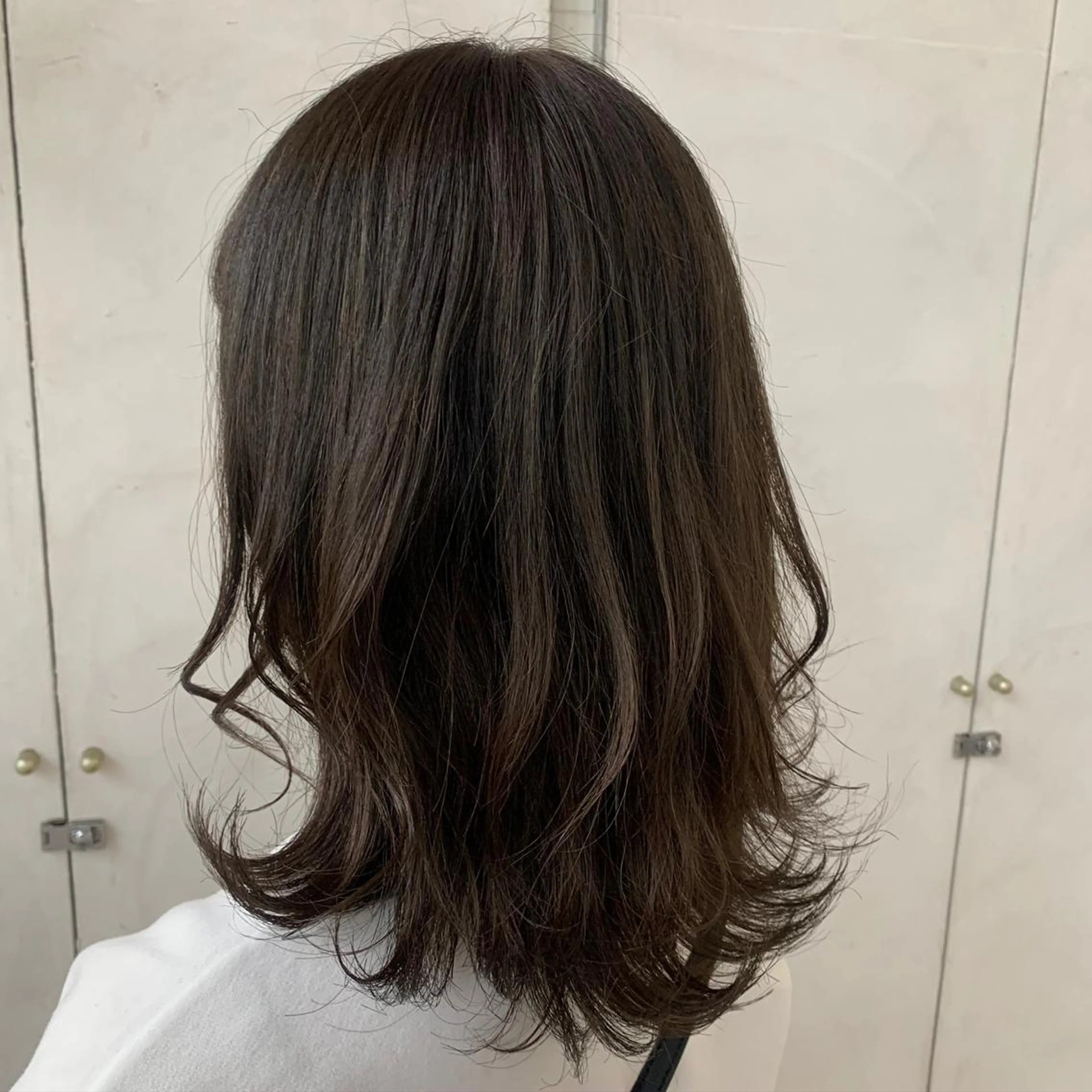 ミディアム カラー ヘアアレンジ 鈴木 拓海のヘアスタイル
