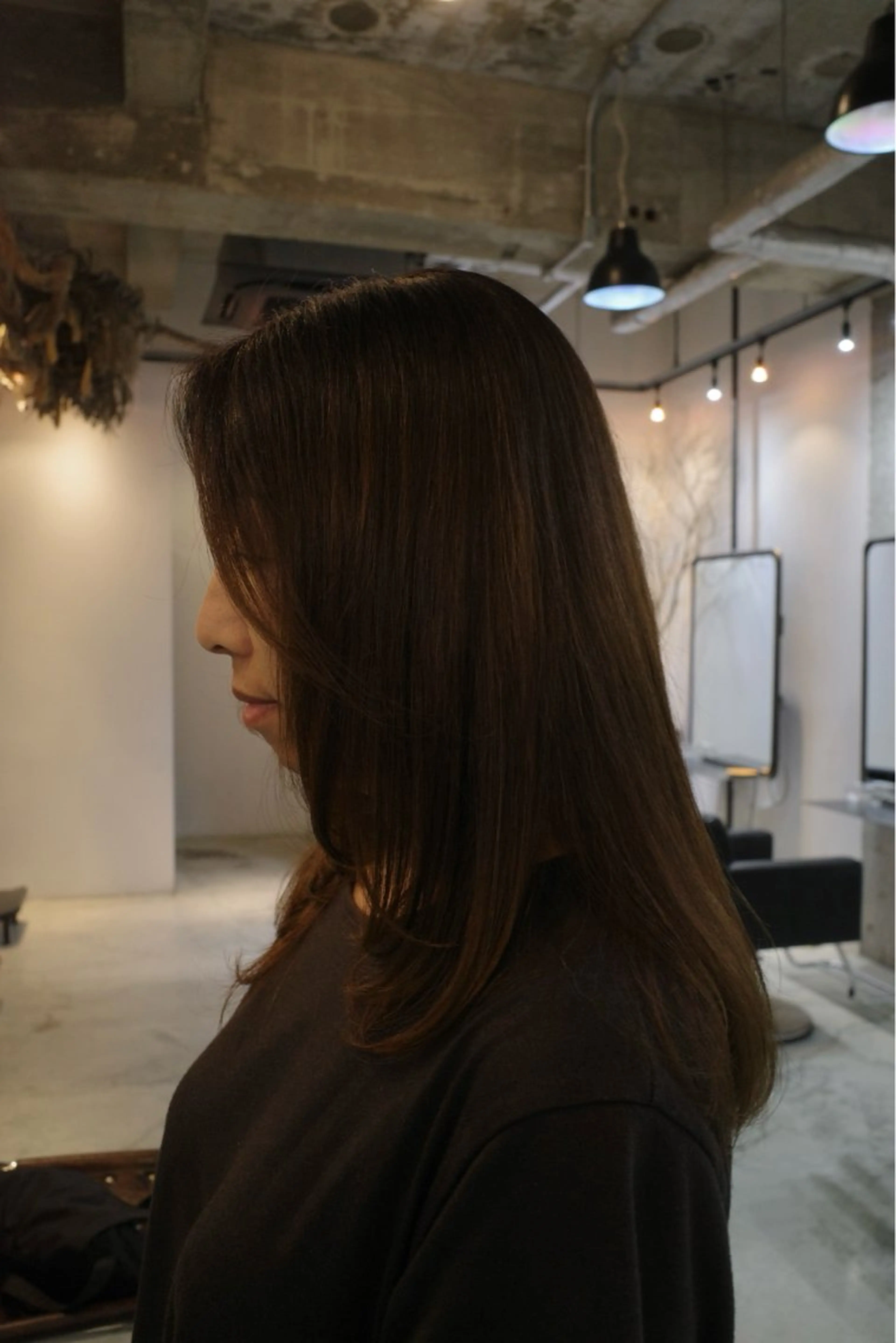 ロング レイヤーカット 大洞 ことのヘアスタイル