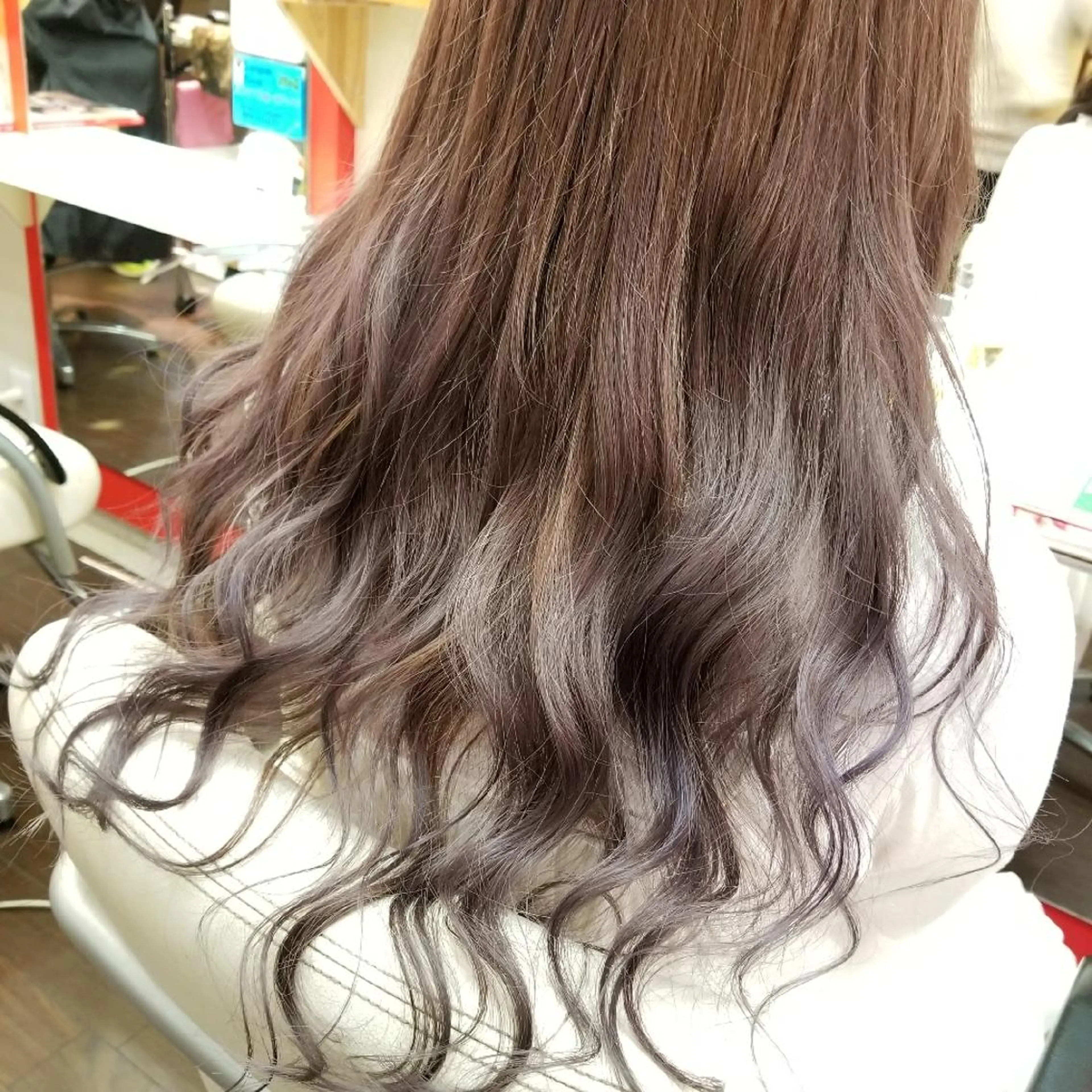 ロング カラー ヘアカラー 植田 /エクステ /ブリーチ/髪質改善のヘアスタイル