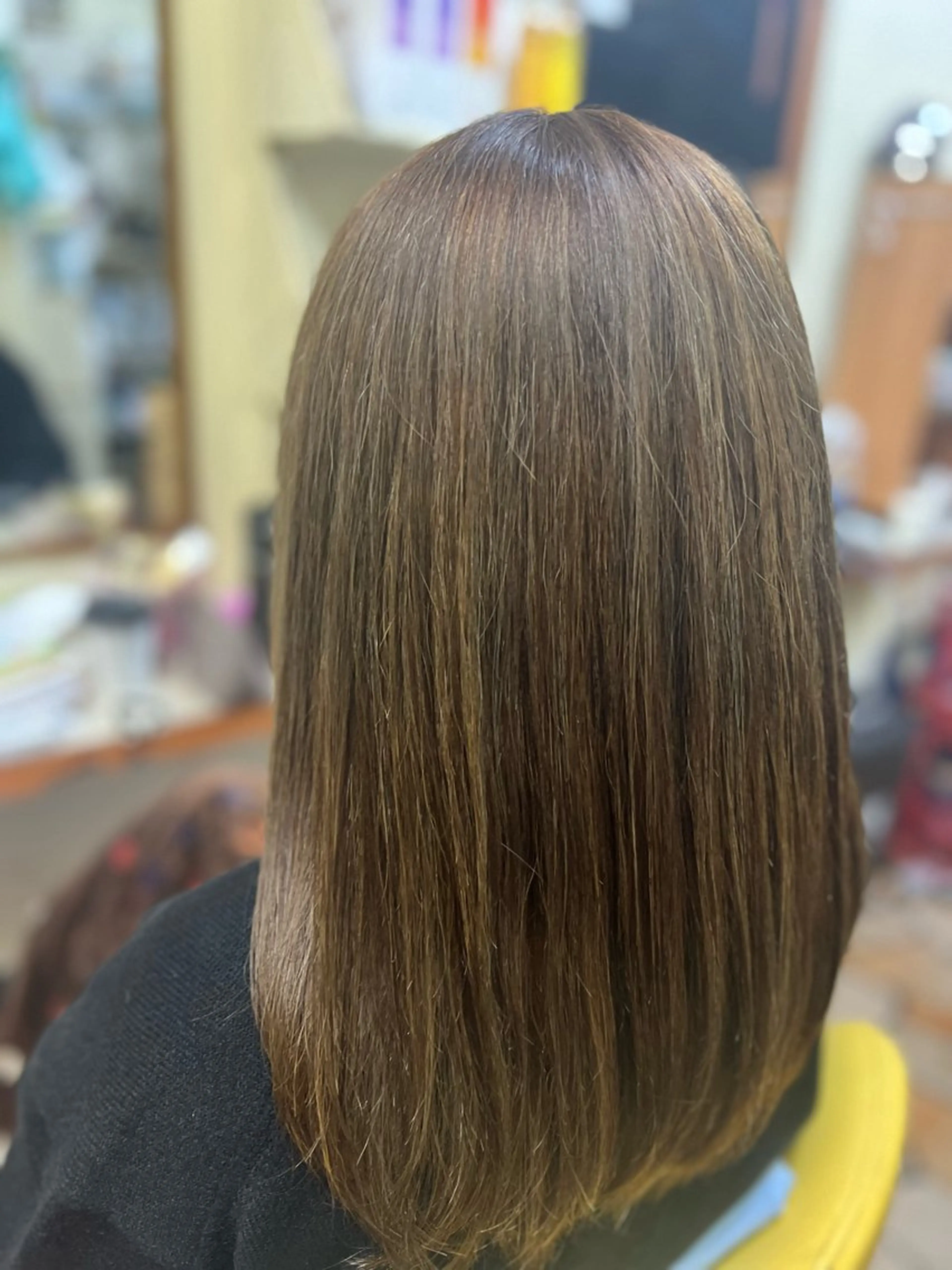 ロング カラー 酒井 さおりのヘアスタイル