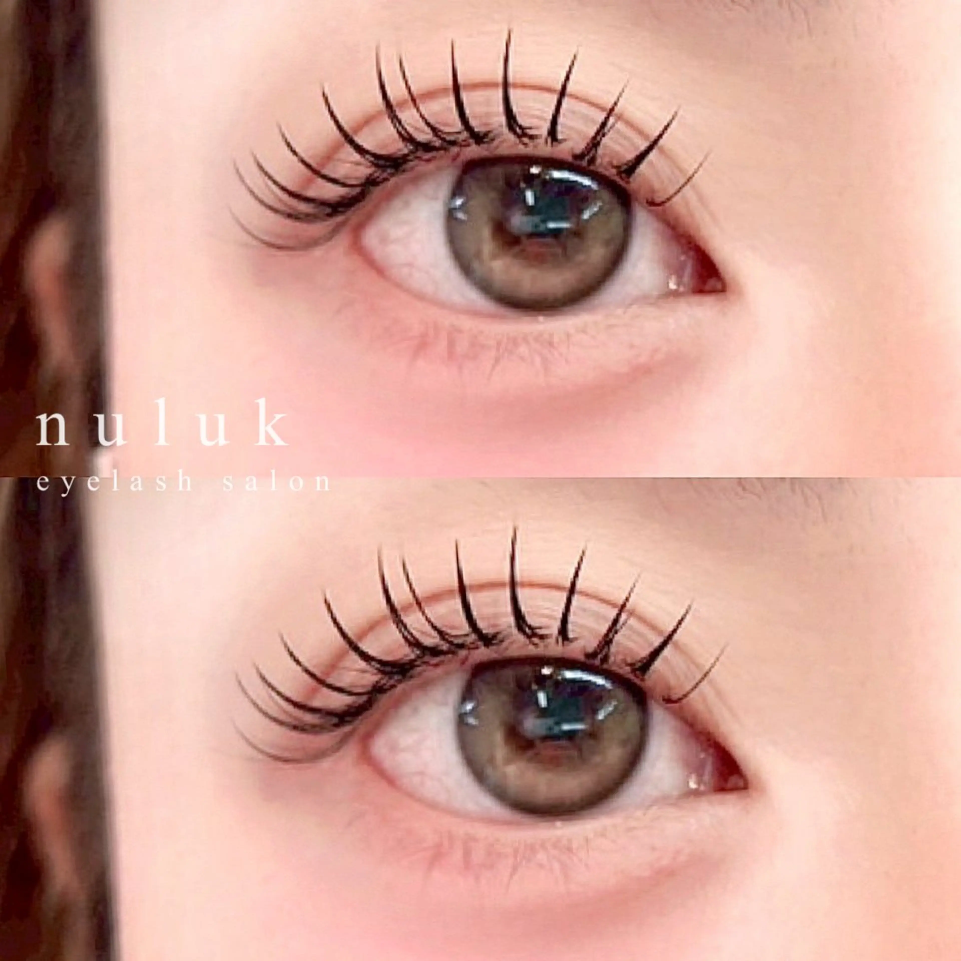 マツエク・マツパ Dカール 一重×まつ毛パーマ nuluk ／ eyelash🩰のマツエク・マツパデザイン
