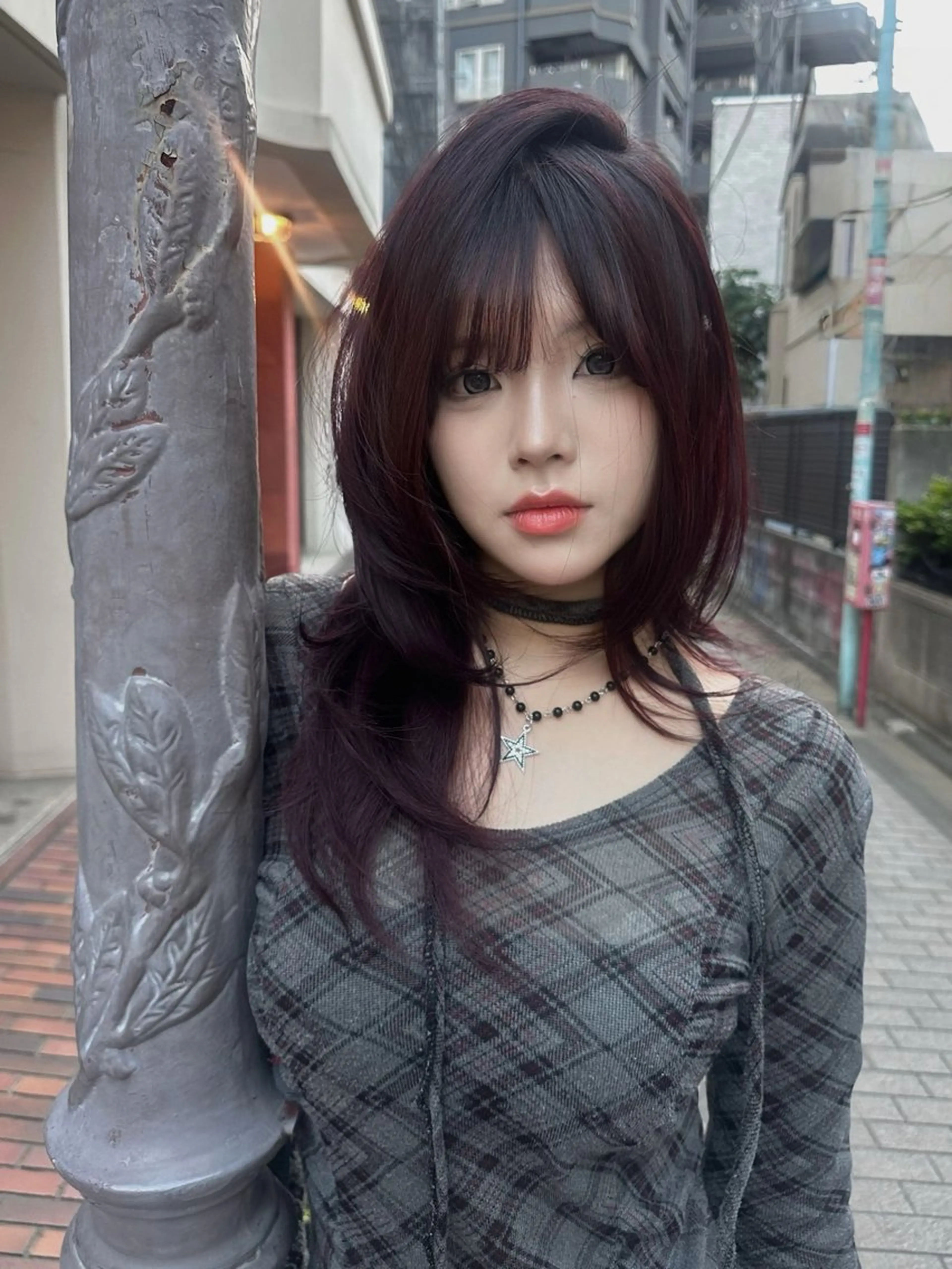 カラー カット ヘアカラー トリートメント RiA/レイヤーカッ ト/ハッシュカットのヘアスタイル