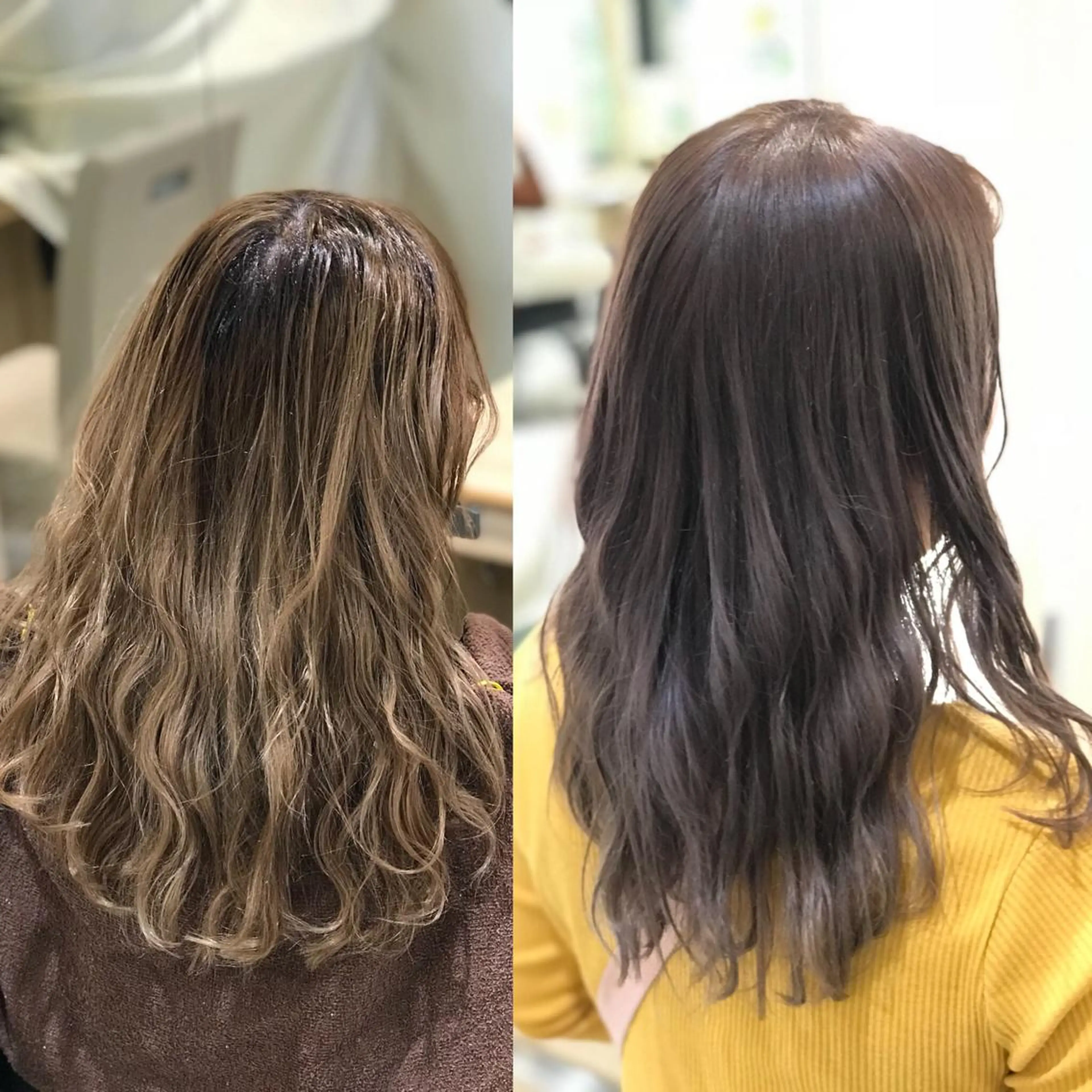 セミロング アッシュ AVANCE 長尾 尚悟のヘアスタイル