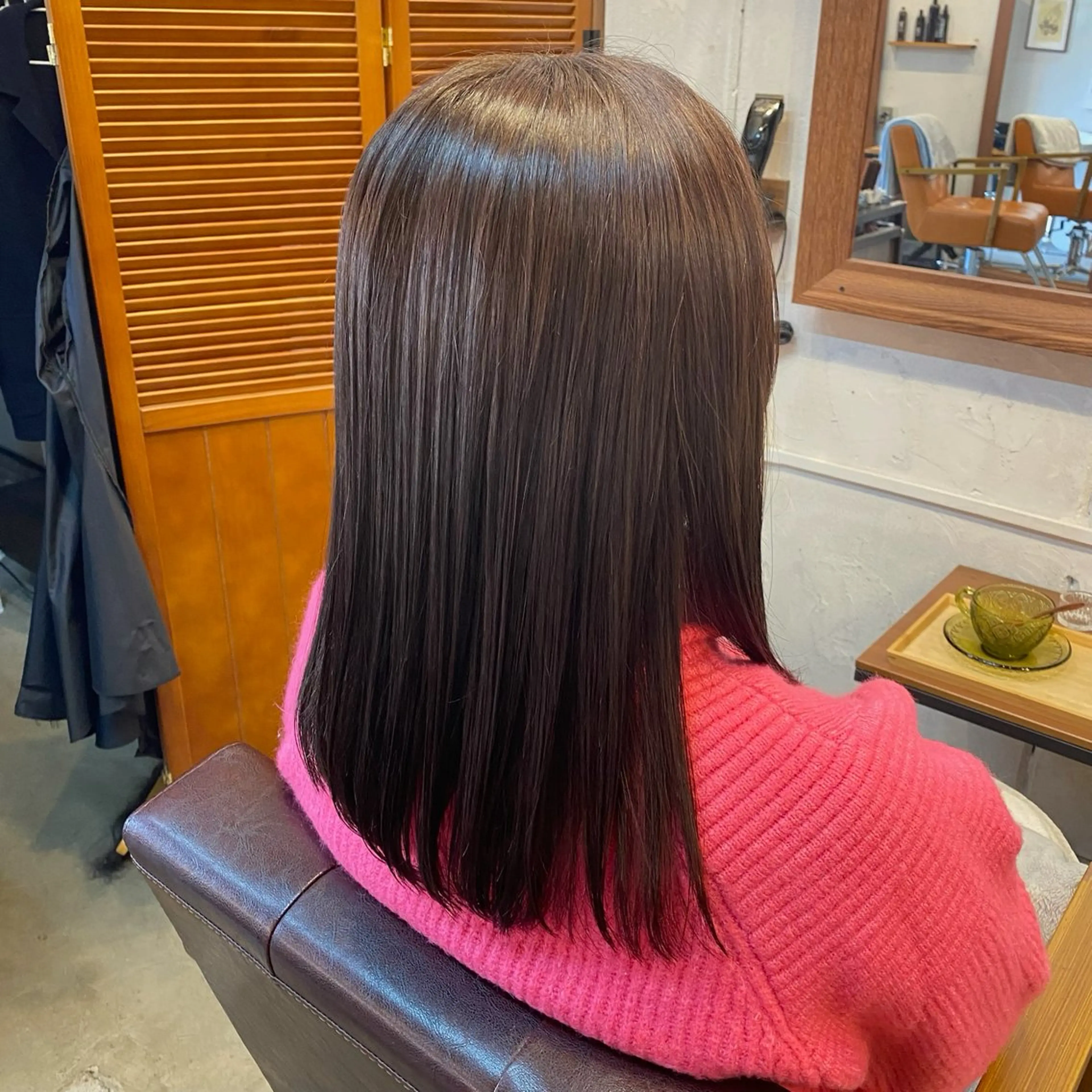 セミロング カラー 木宮 美緒のヘアスタイル