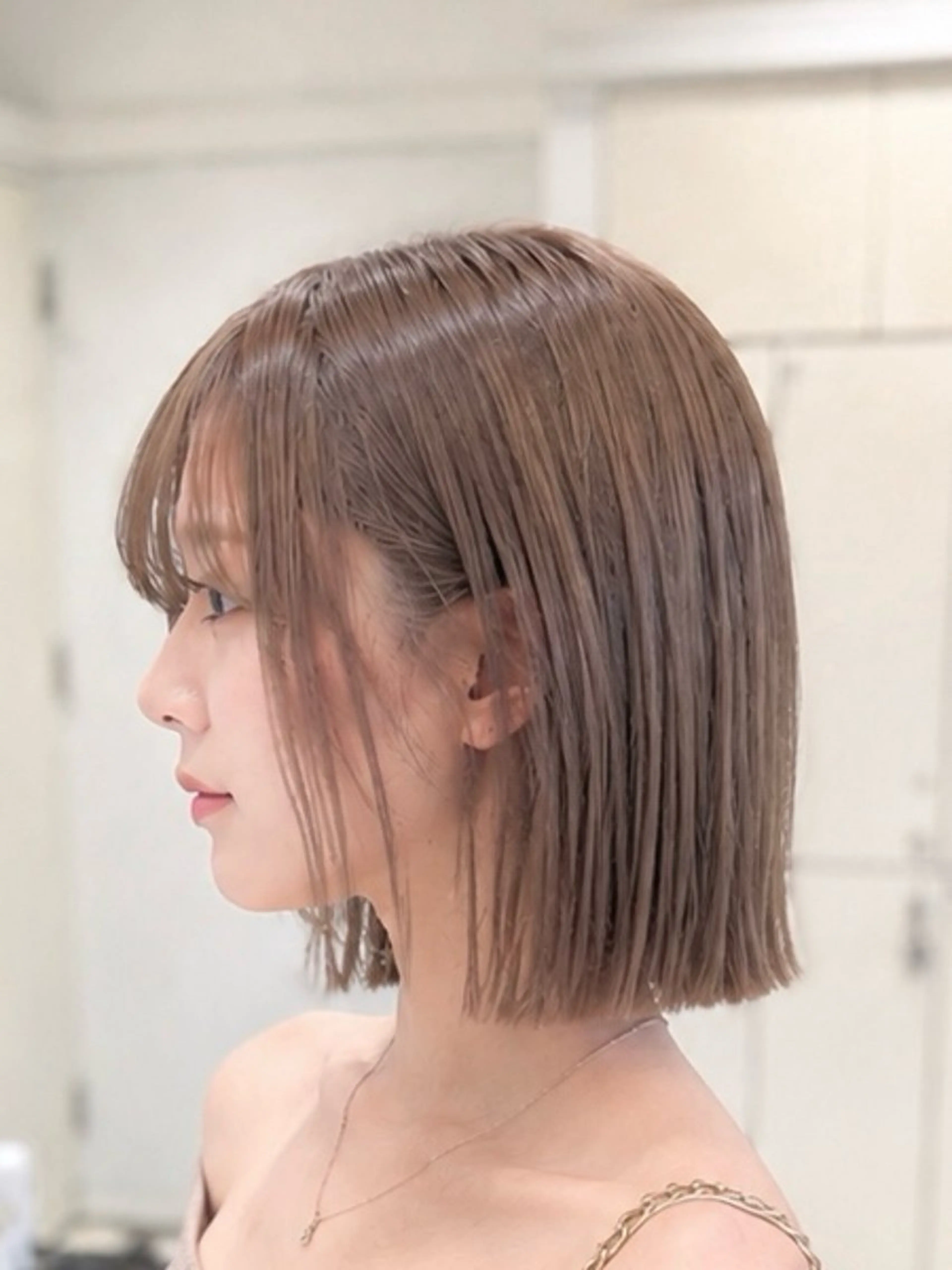 ミディアム カラー カット ヘアカラー トリートメント 金子 直樹のヘアスタイル