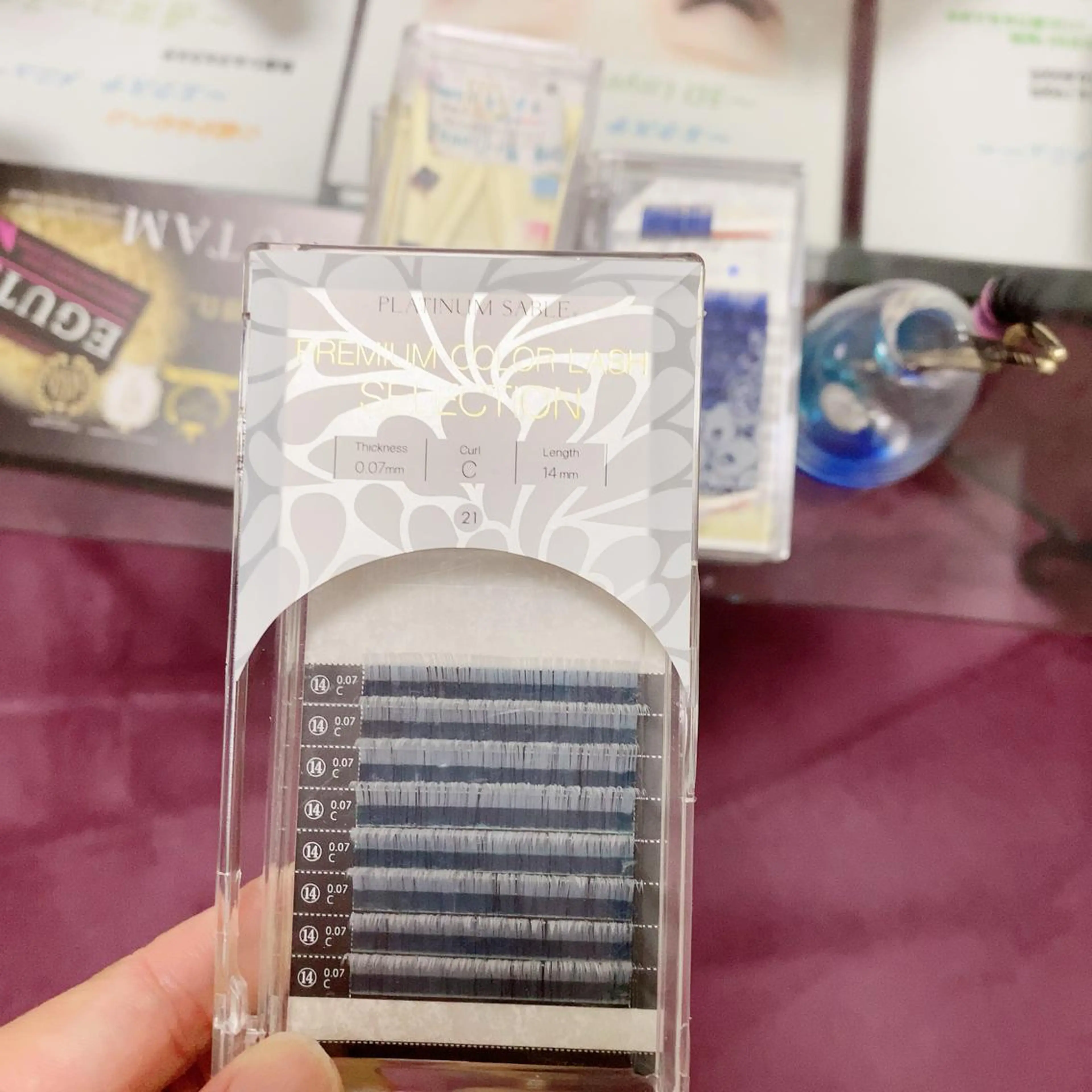 カラー パーマ マツエク・マツパ アイブロウ 眉カラー カラーマツエク 神山 ビューティー・アイのマツエク・マツパデザイン