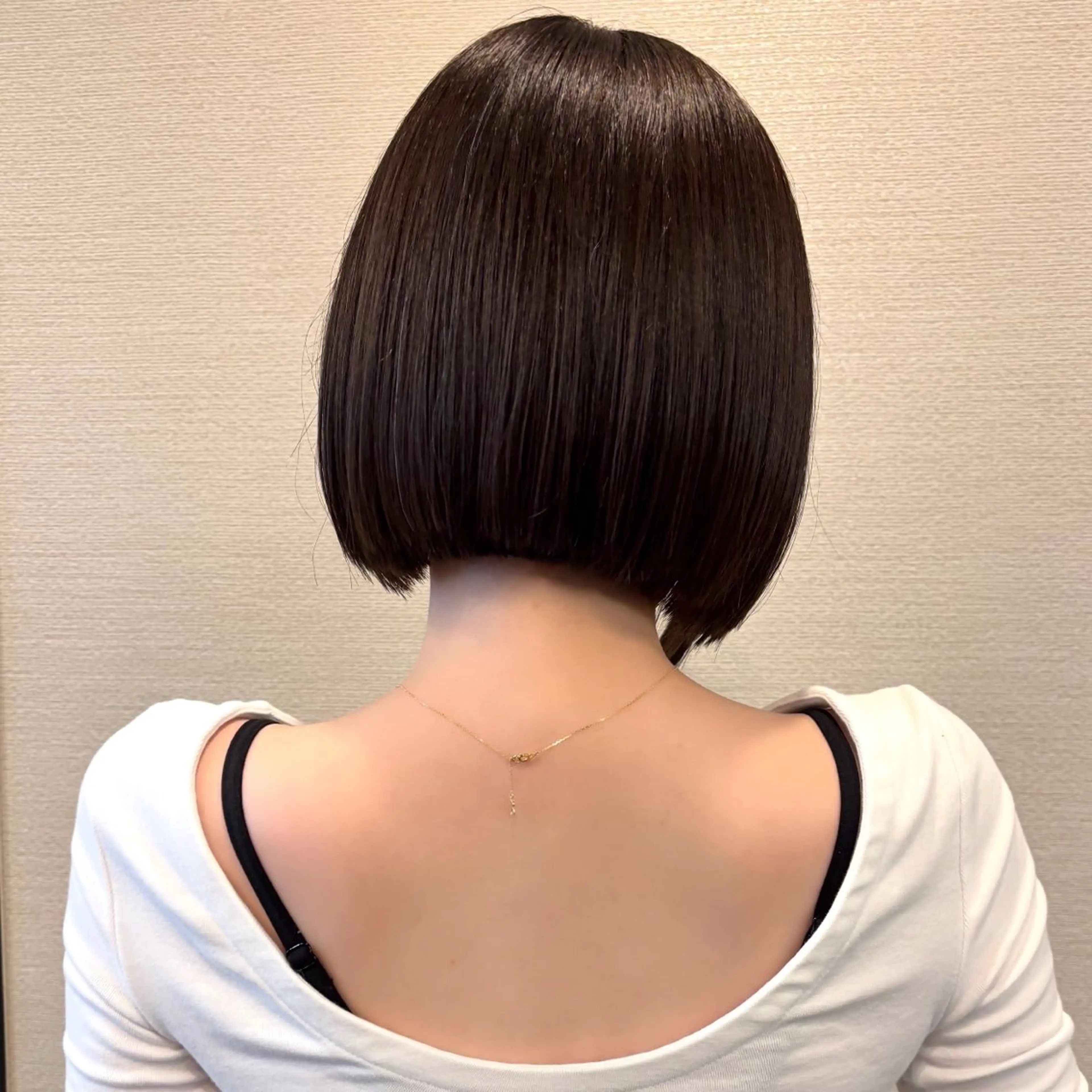 似合わせボブカット＋ワンカラー👩🏻🎀🤍の写真