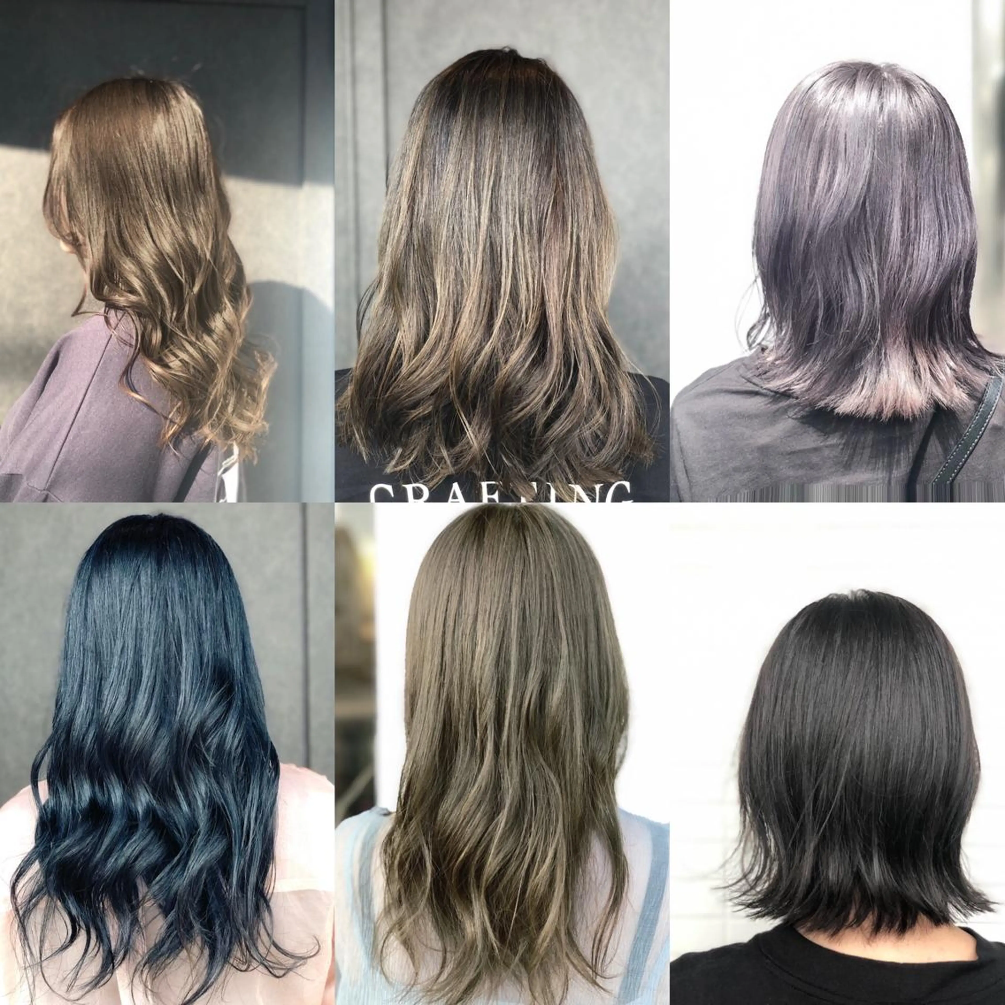 セミロング カット ヘアカラー トリートメント 菊池 幹のヘアスタイル