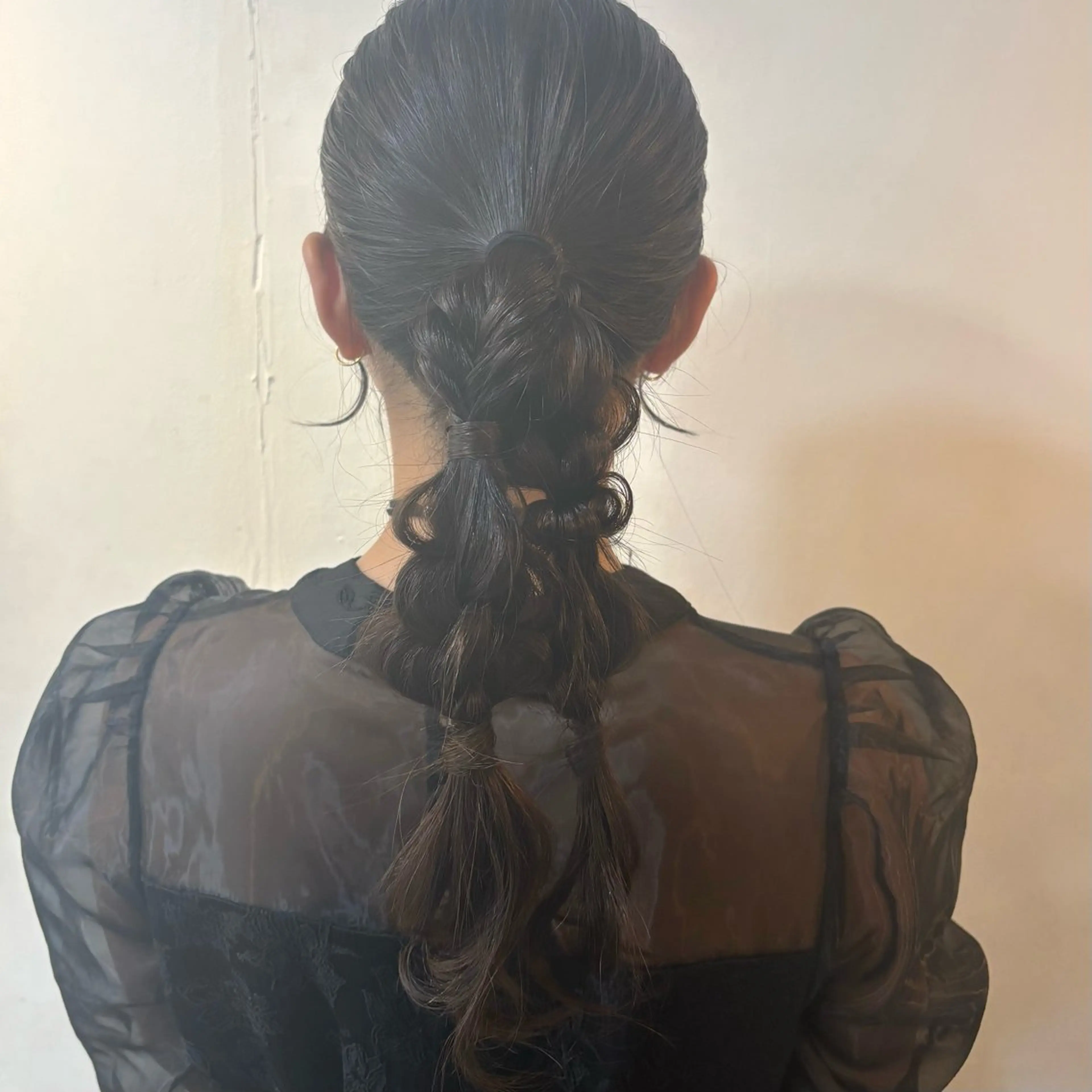 ヘアアレンジ ヘアセット ゆ ののヘアスタイル