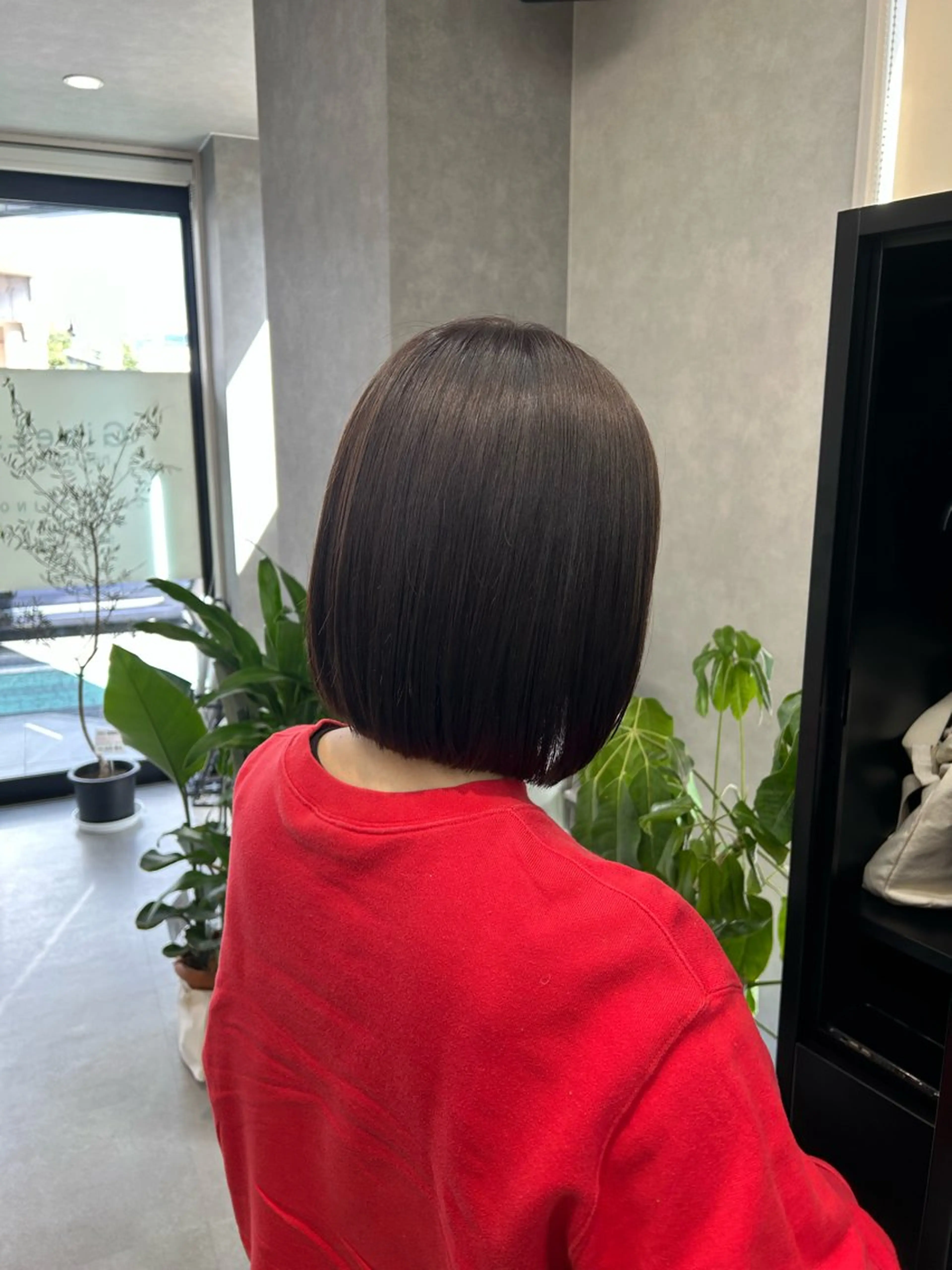 カラー ボブ カット 縮毛矯正 トリートメント 筑紫野美容師 すずのヘアスタイル