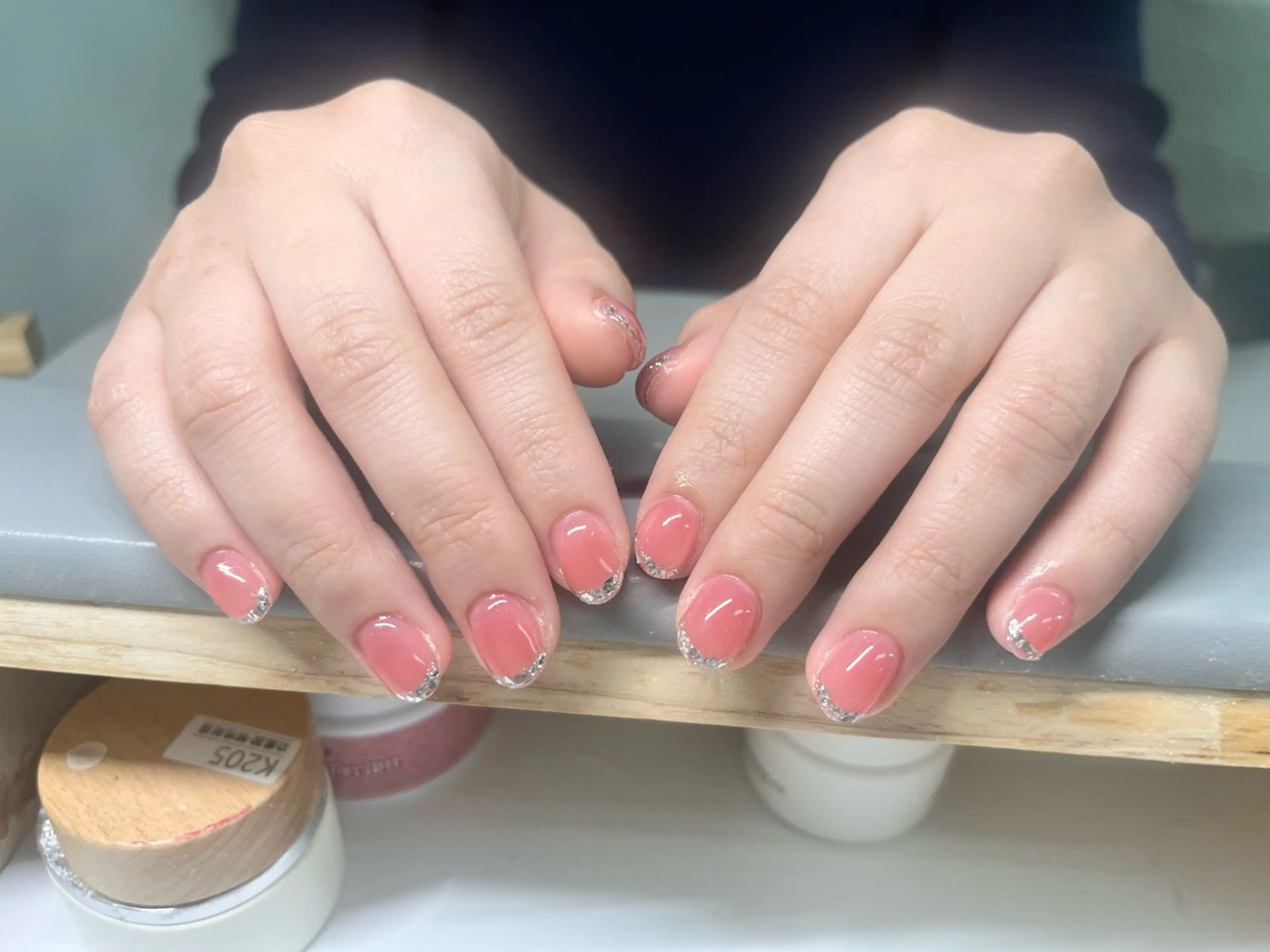 ベース色付けガラスフレンチの写真