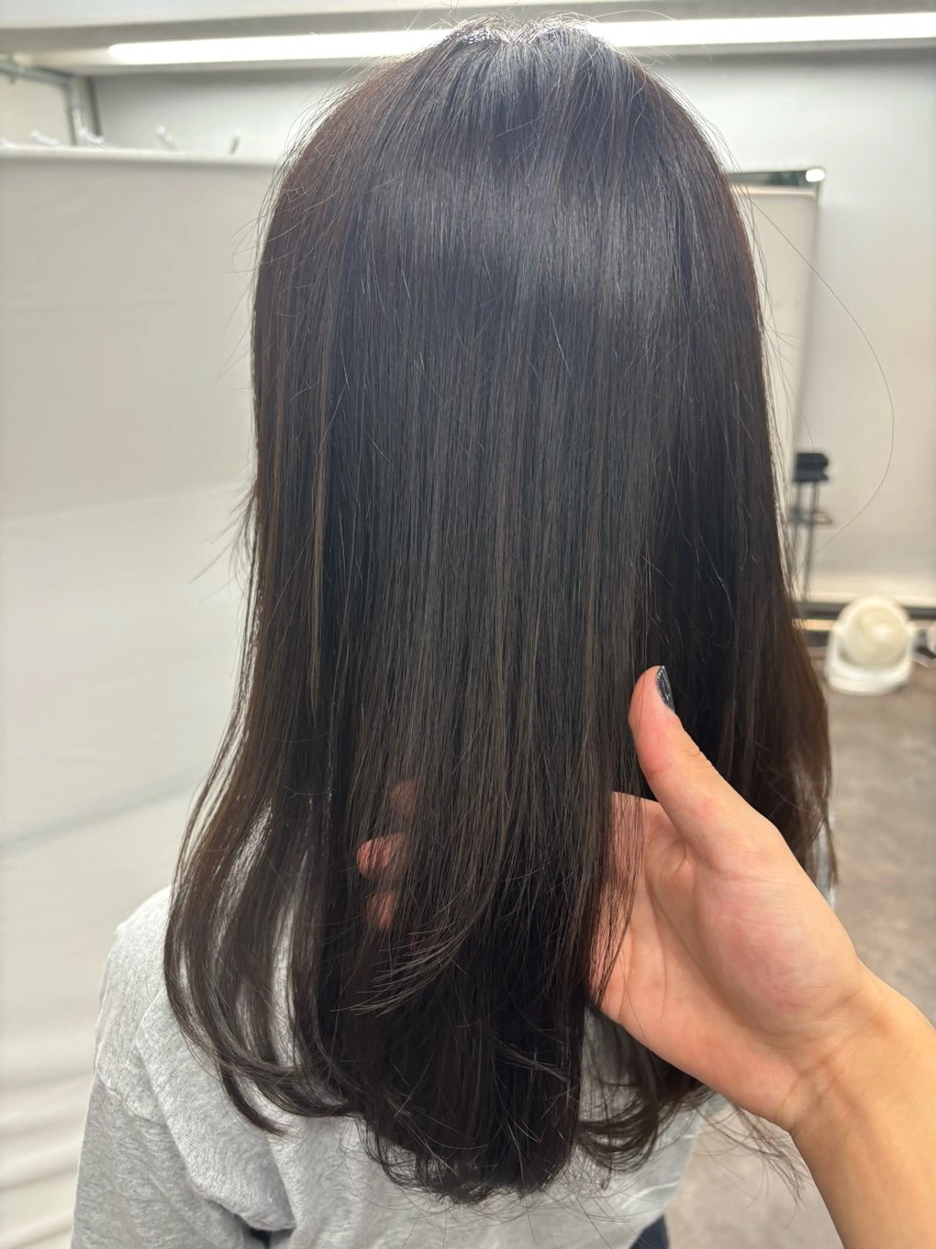 セミロング カラー 透明感 カラー/国分寺のヘアスタイル