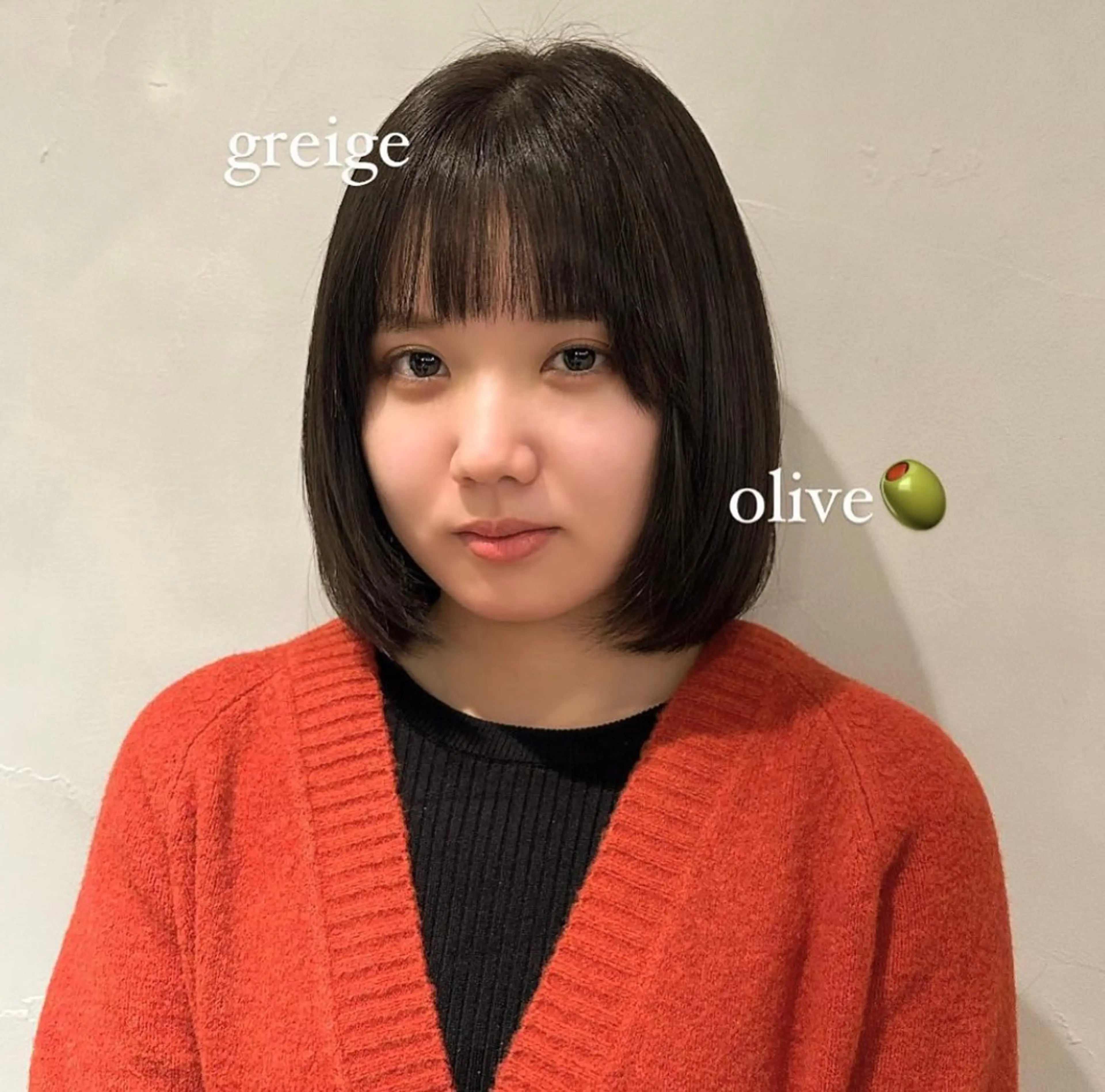 カラー Haruka 🎀暖色カラーのヘアスタイル