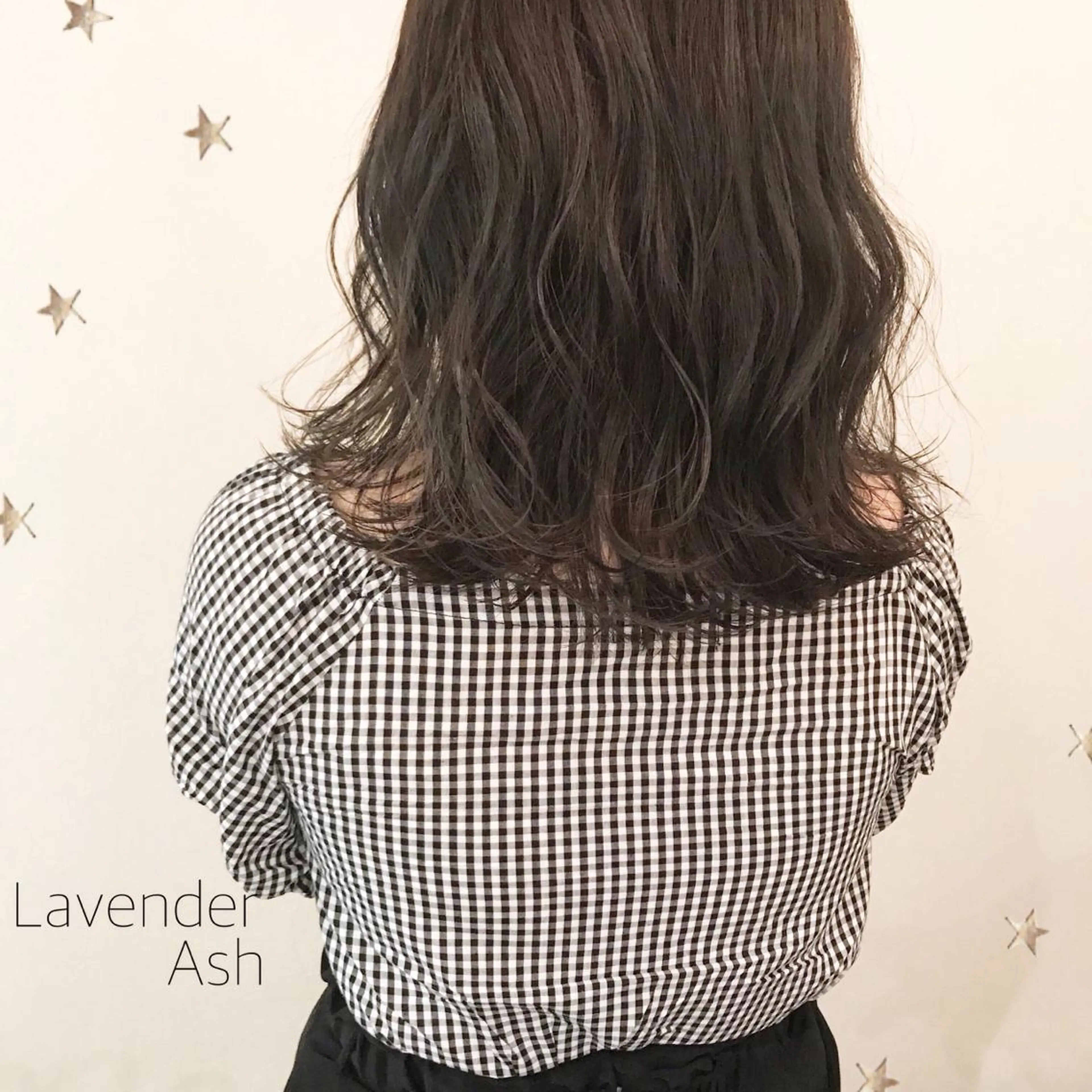 ミディアム カラー 市川 千夏のヘアスタイル