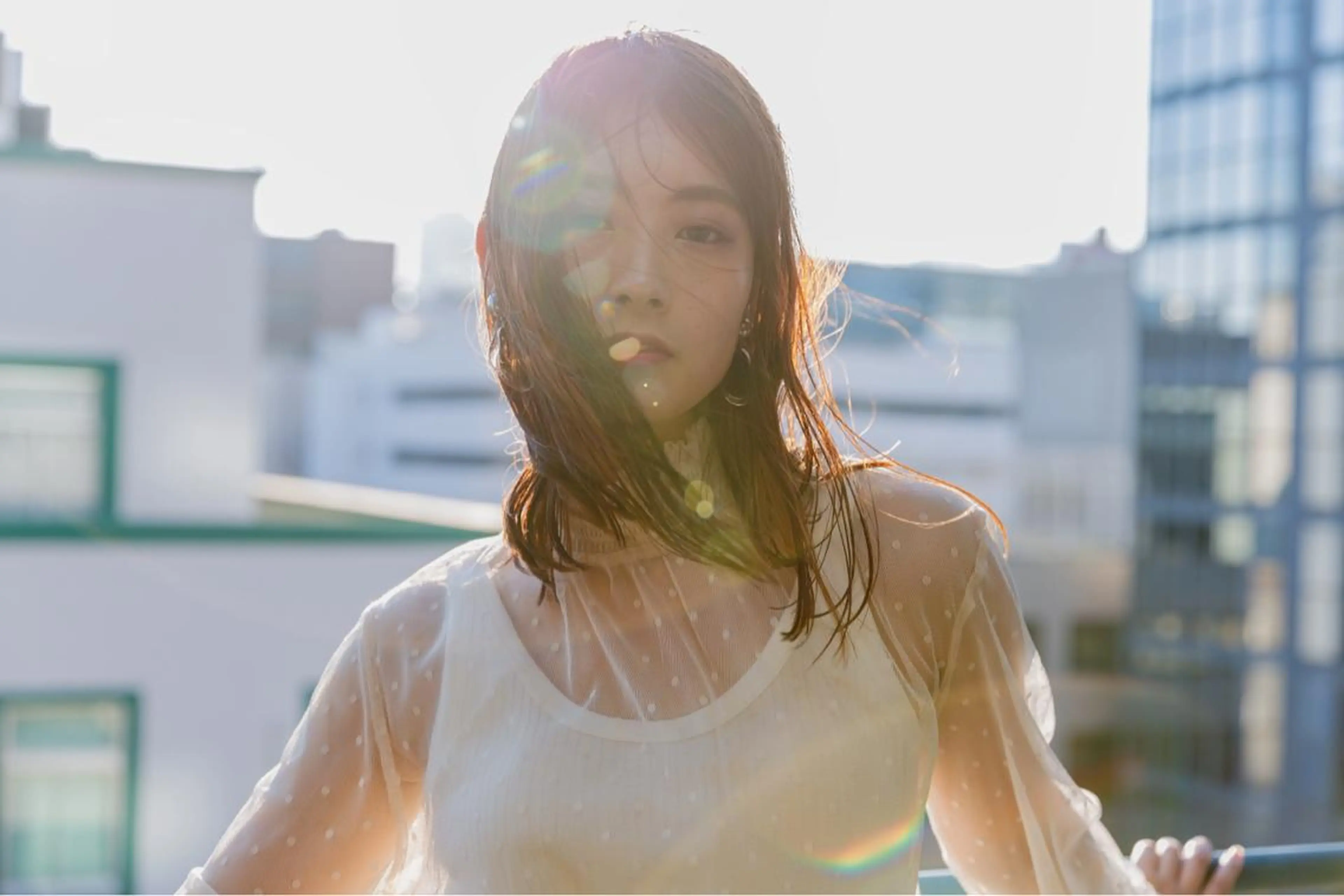 セミロング カラー ツジガキ ユウスケのヘアスタイル