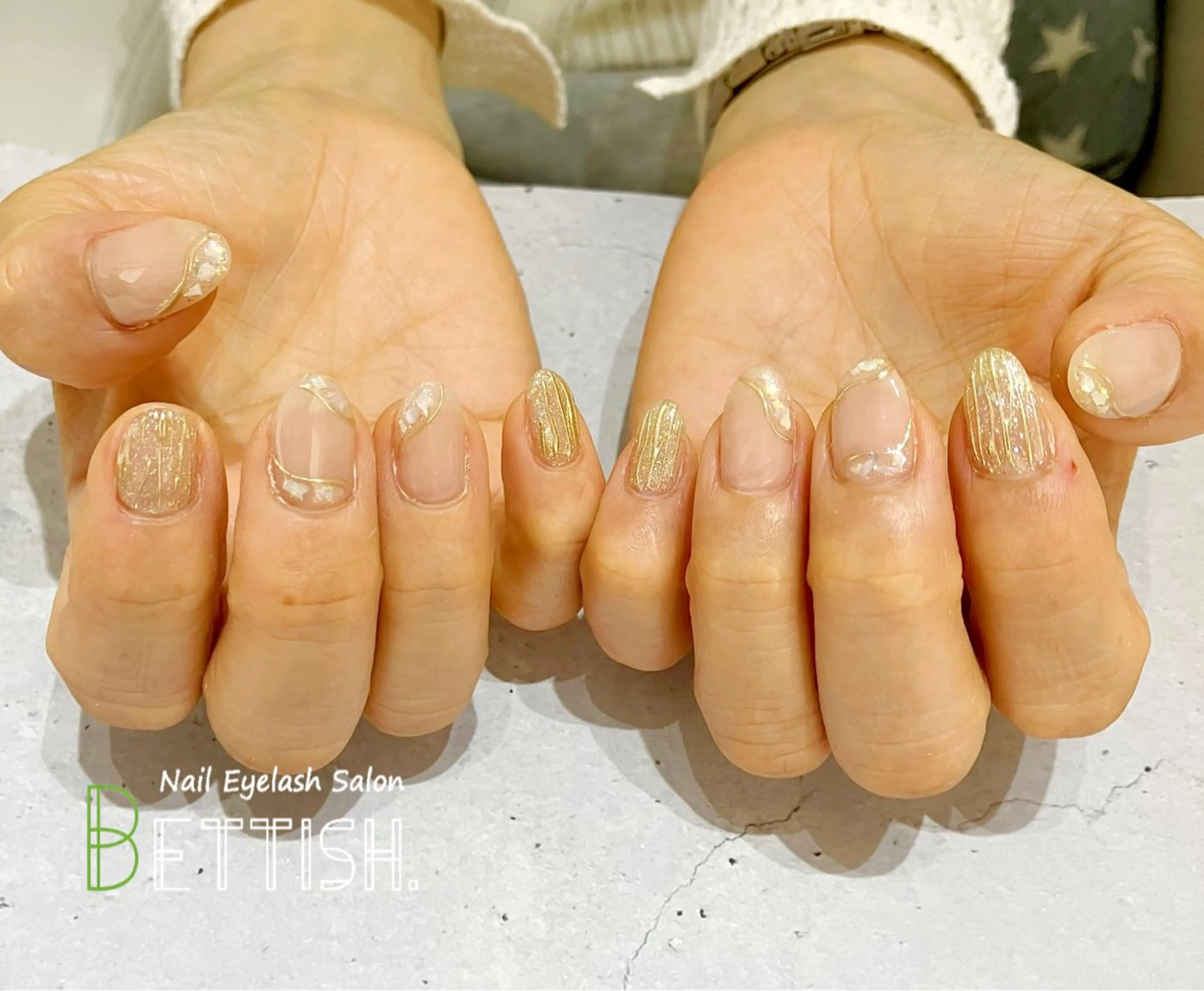 ネイル キラキラネイル ミラーネイル BETTISH. KUMIKO☺︎︎のネイルデザイン