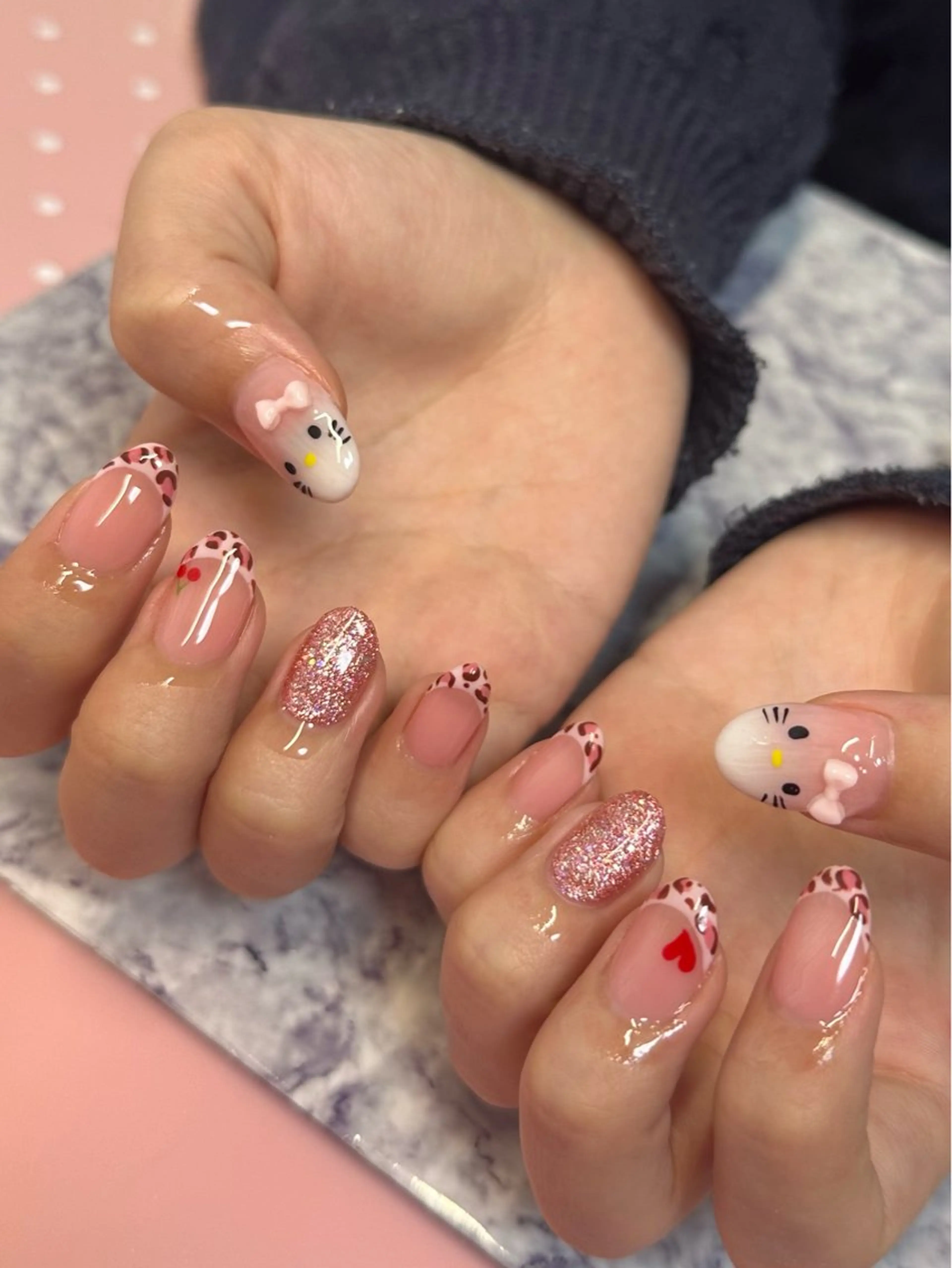 ネイル ハンドネイル フットネイル Pretzels🥨 【プレッツェル】ミウのネイルデザイン