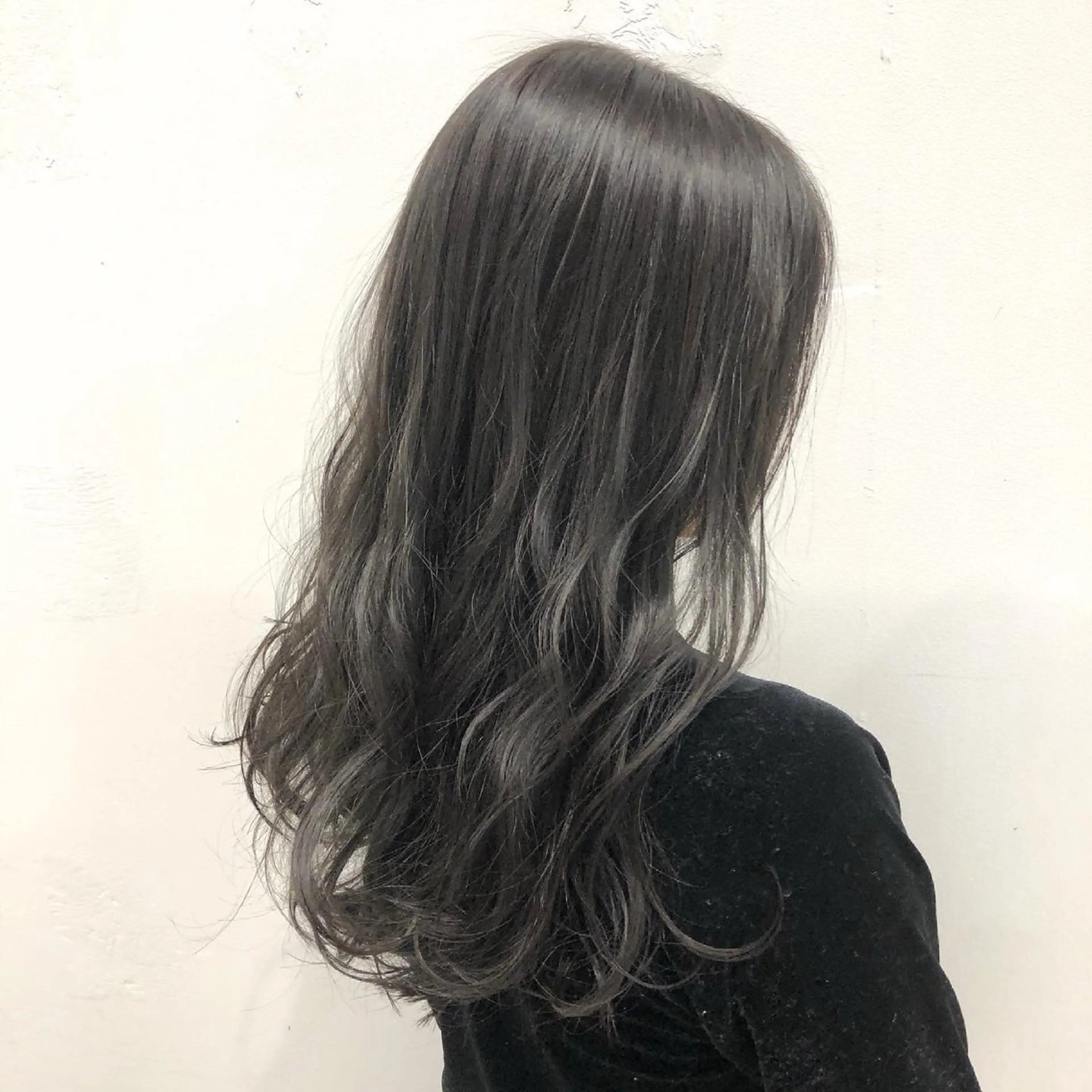 ロング カラー カット ヘアカラー トリートメント GO TODAY SHAIRE SALON原宿vita店舗所属・💖ブリーチなし透明 感💖ASAHIのヘアスタイル
