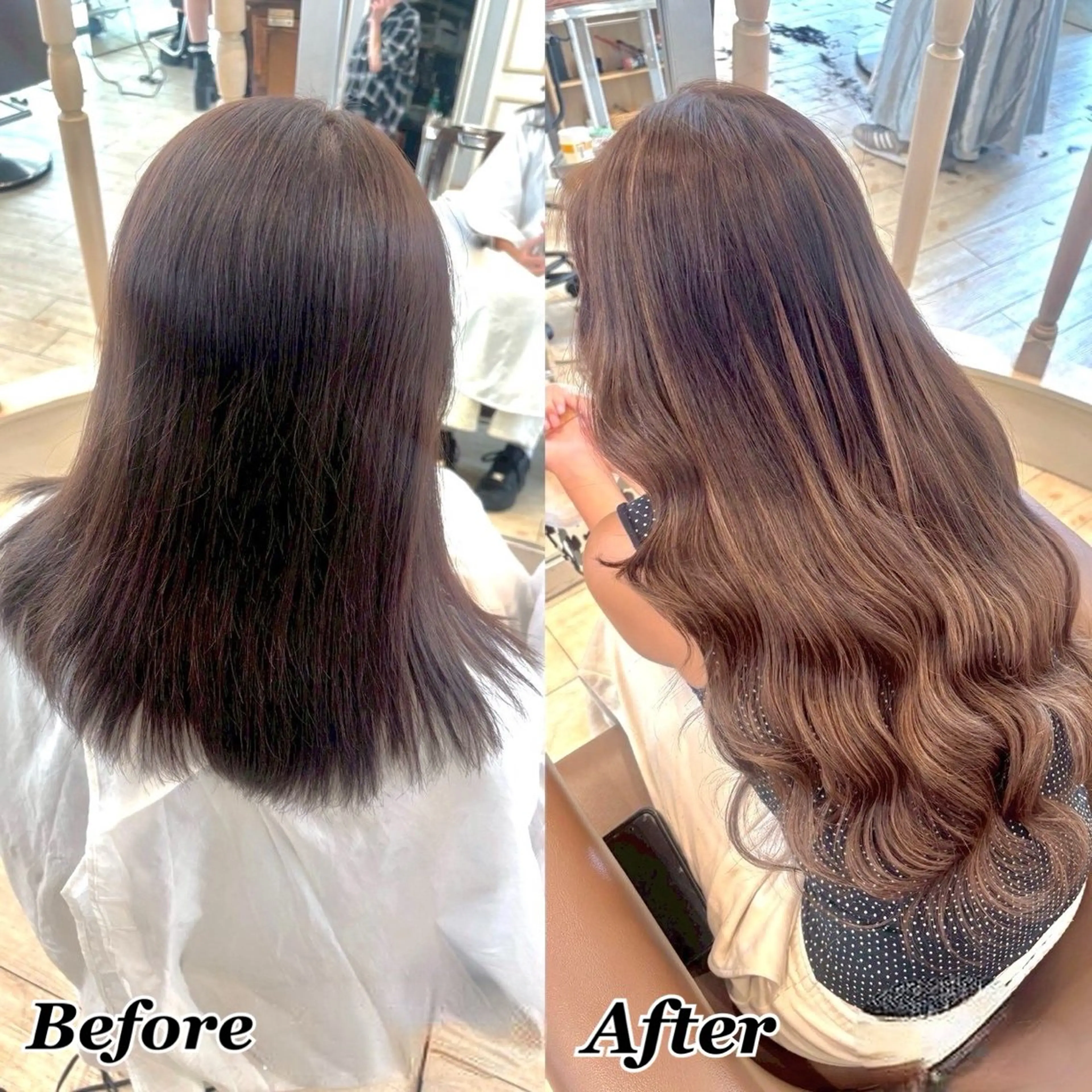エクステ ヘアメ🎀推しカラー 🥣横浜/しほ🧸のヘアスタイル