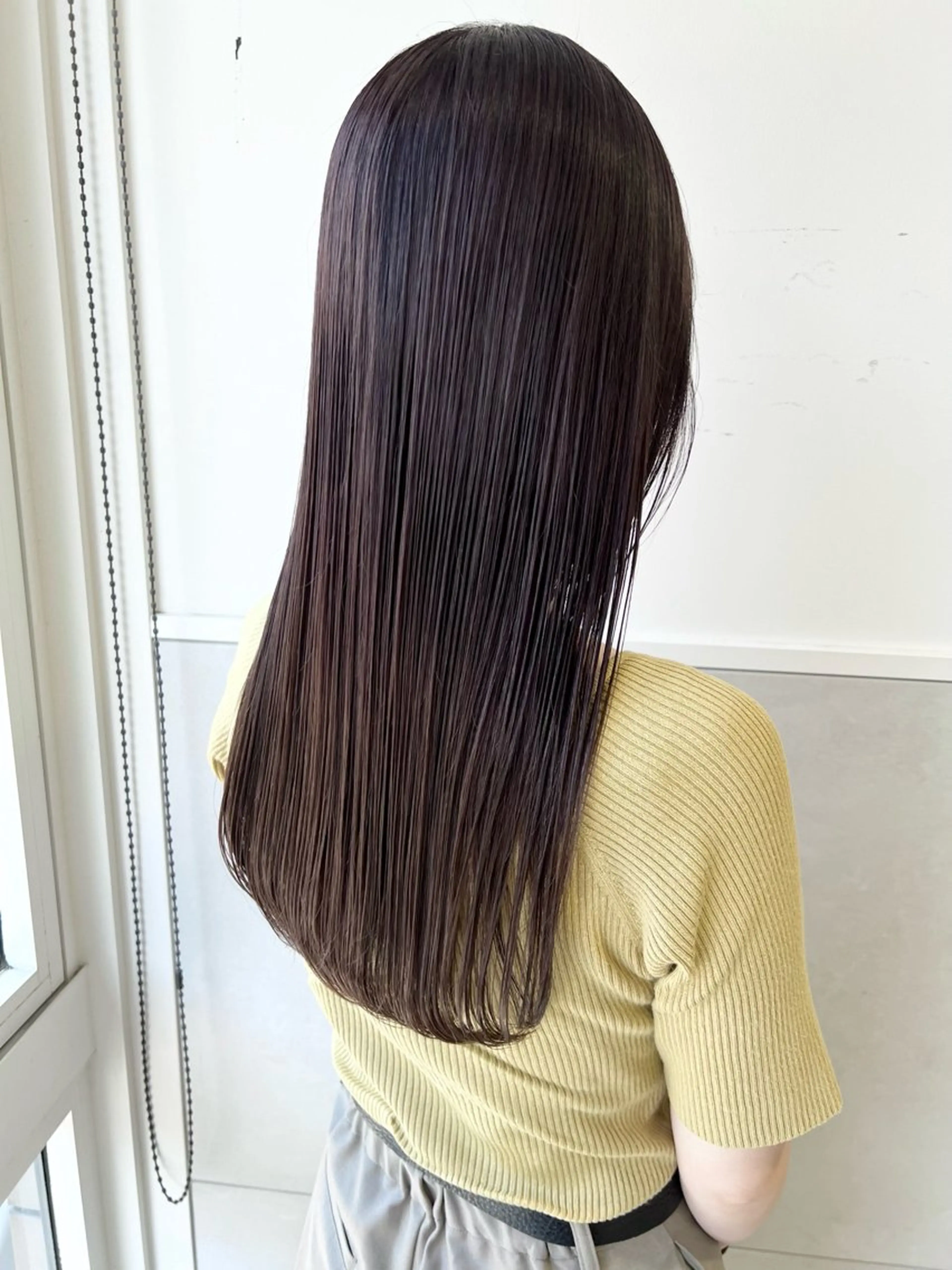 ワンカラー+シルクトリートメントの写真