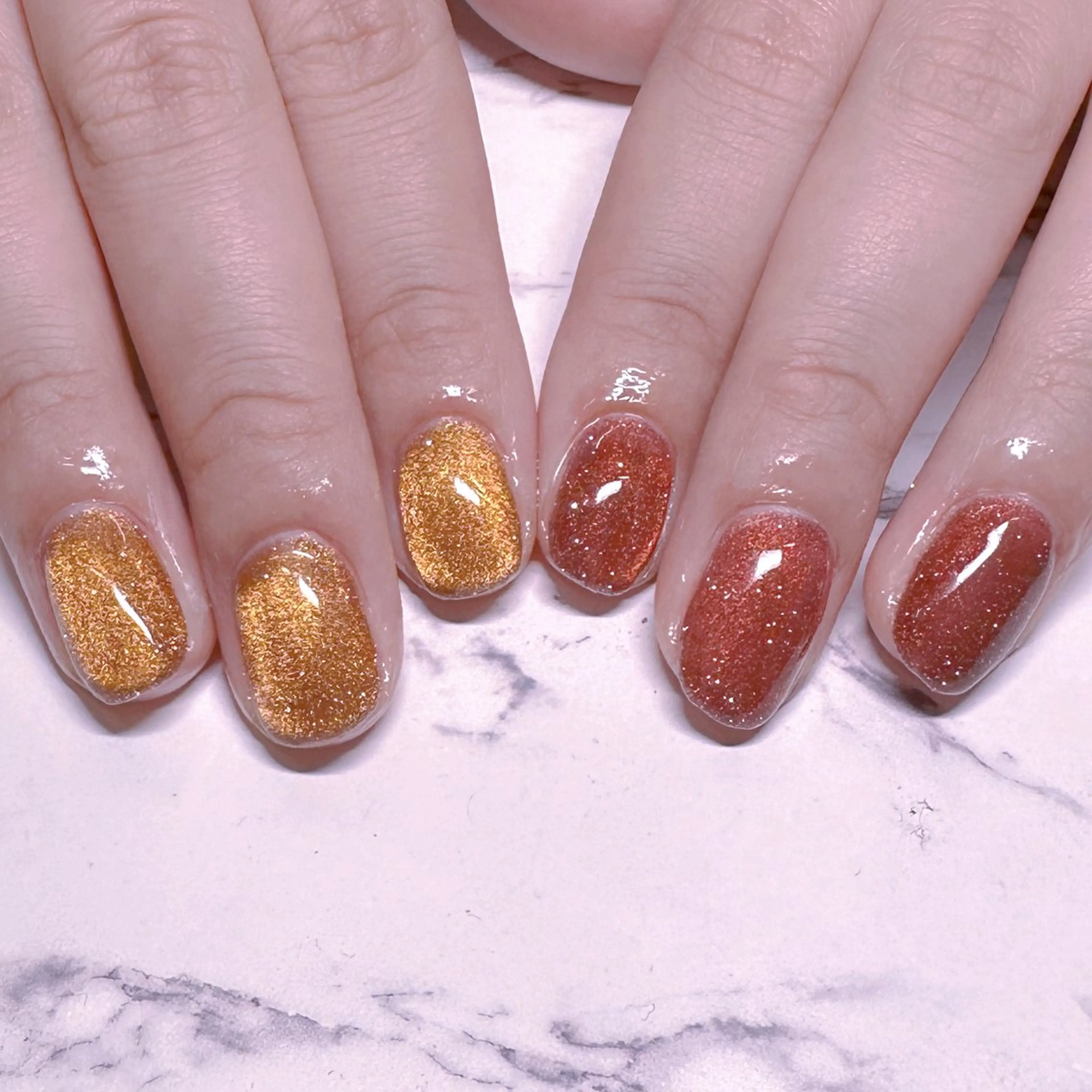 ネイル ハンドネイル I_p4ce所属・I_p4ce 🍊あい🍊のネイルデザイン