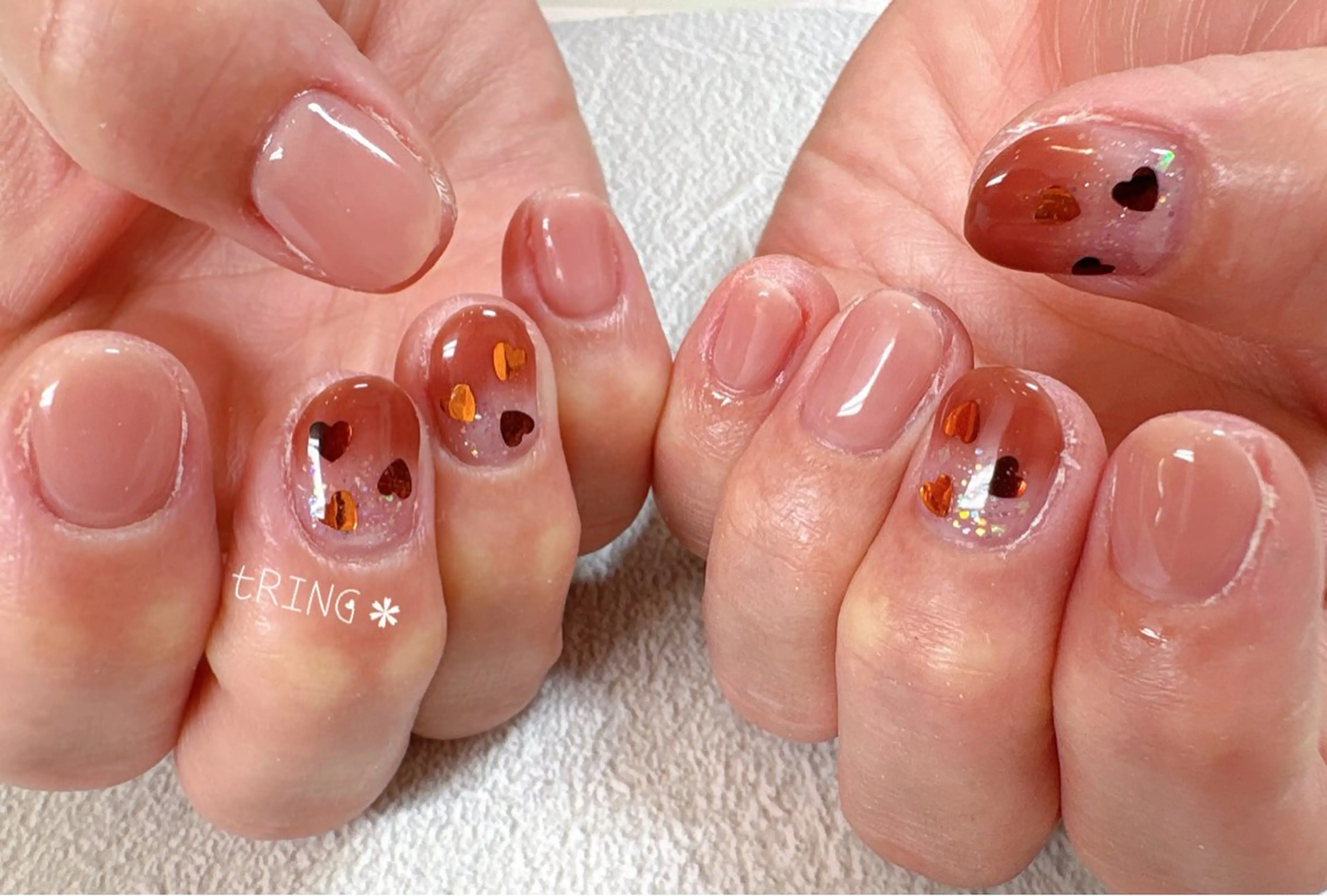 ネイル ハンドネイル tRING＊ しいの木台のネイルデザイン