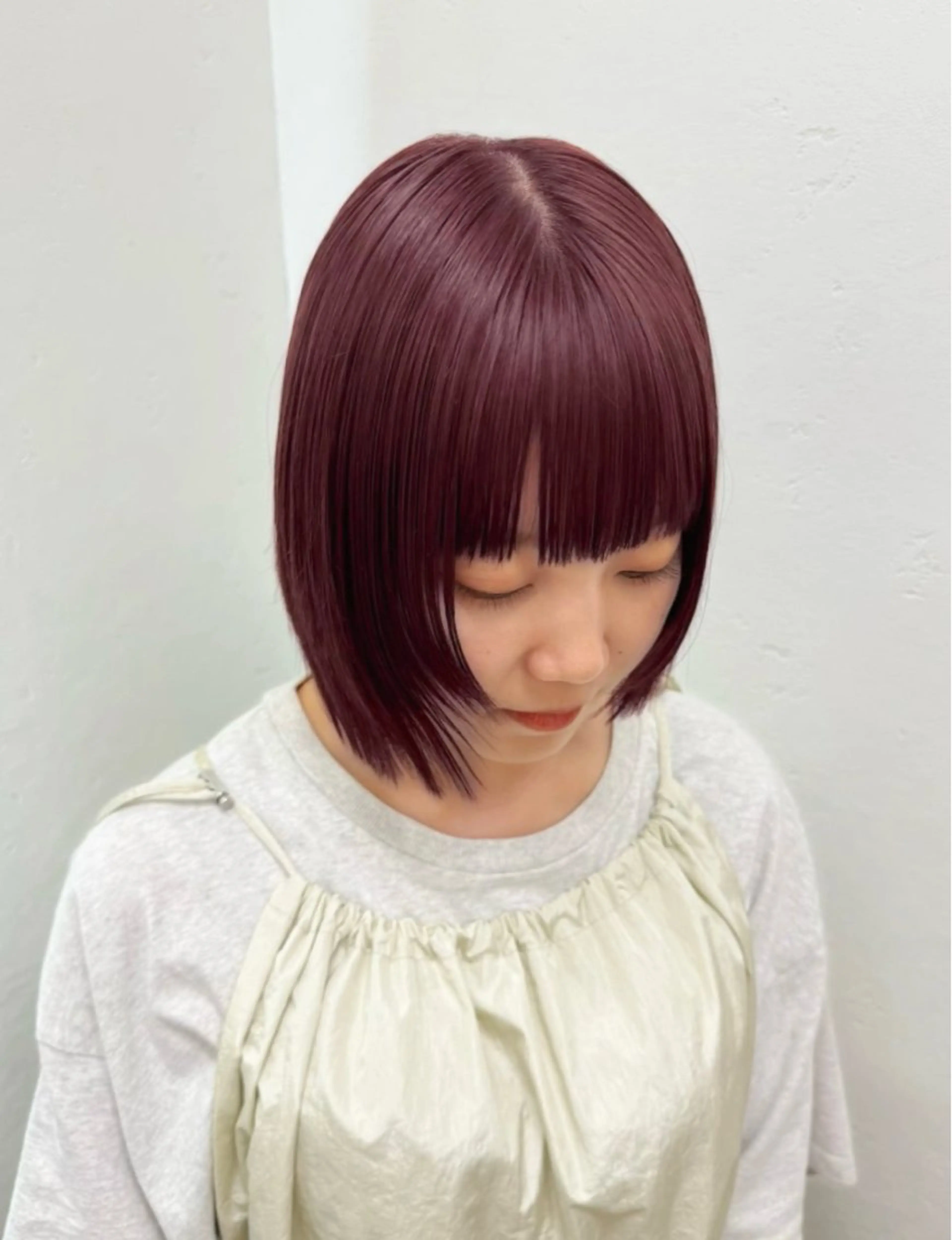 カラー ayaka/暖色 /ニュアンスボブのヘアスタイル