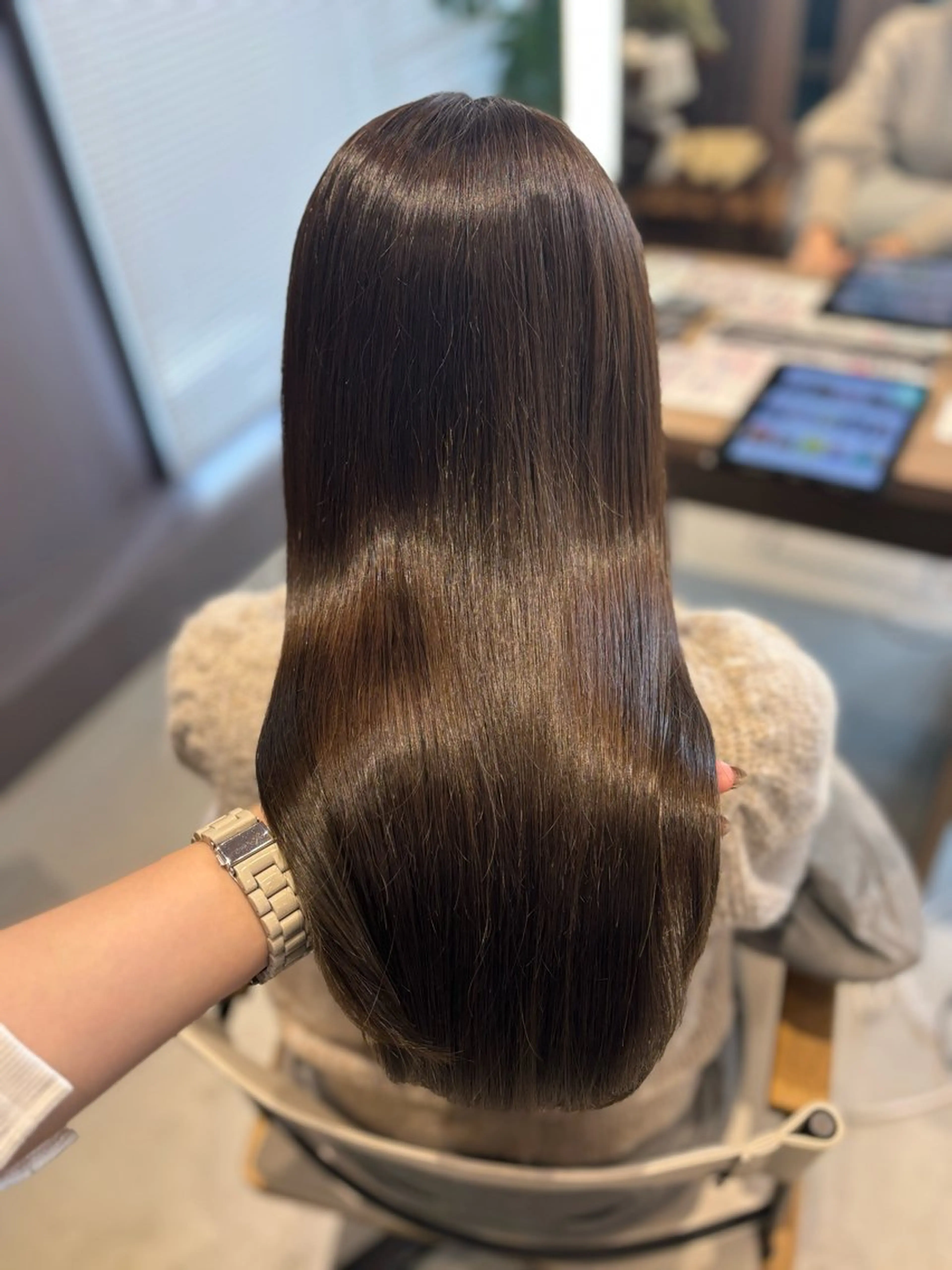 ロング カラー カット ヘアカラー トリートメント 🎼レイヤー/透明感 カラー/nene♬のヘアスタイル