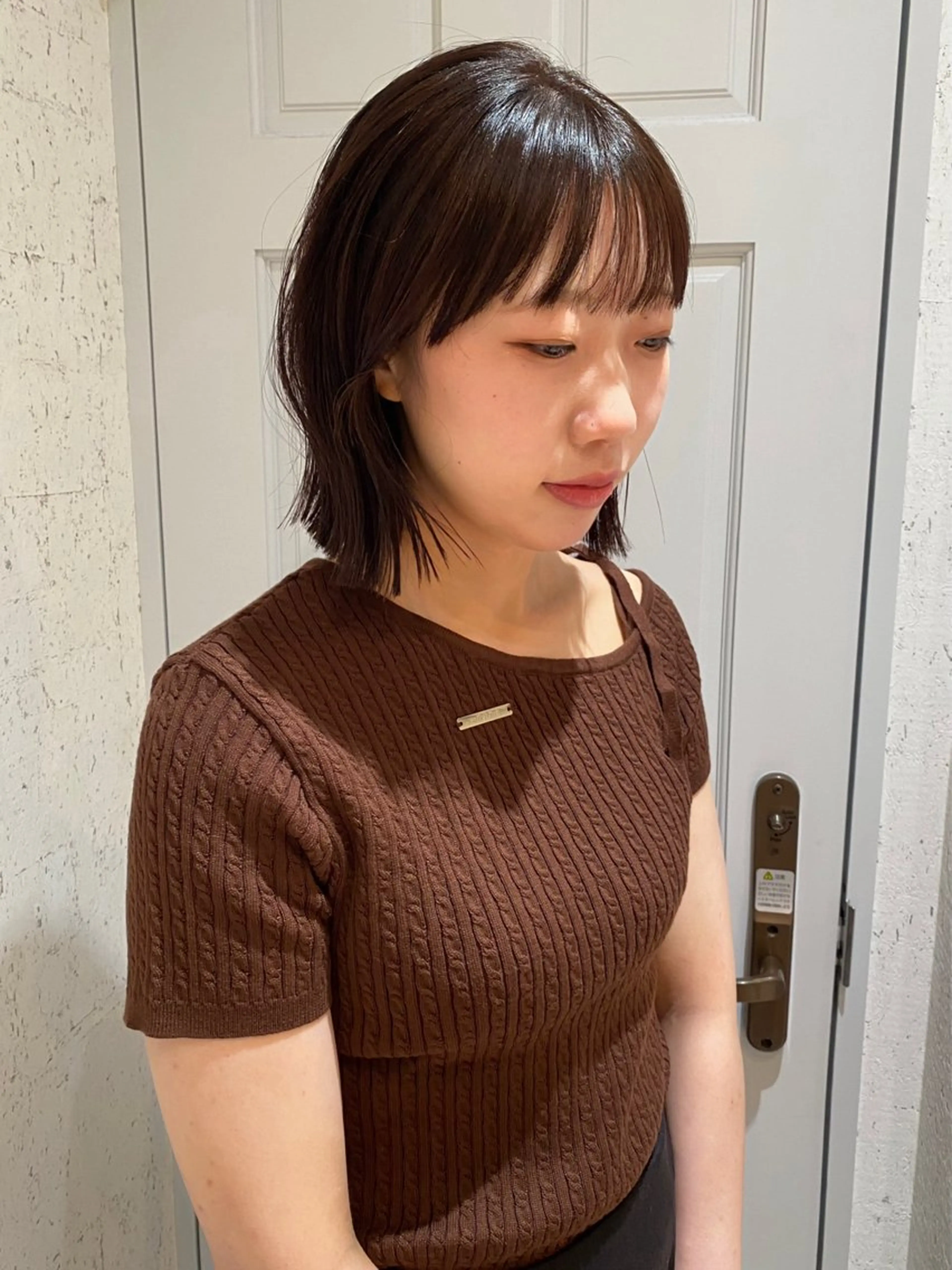 ショート カラー パーマ 似合わせカット カット ヘアカラー 縮毛矯正 トリートメント mai / linoah˚✧のヘアスタイル