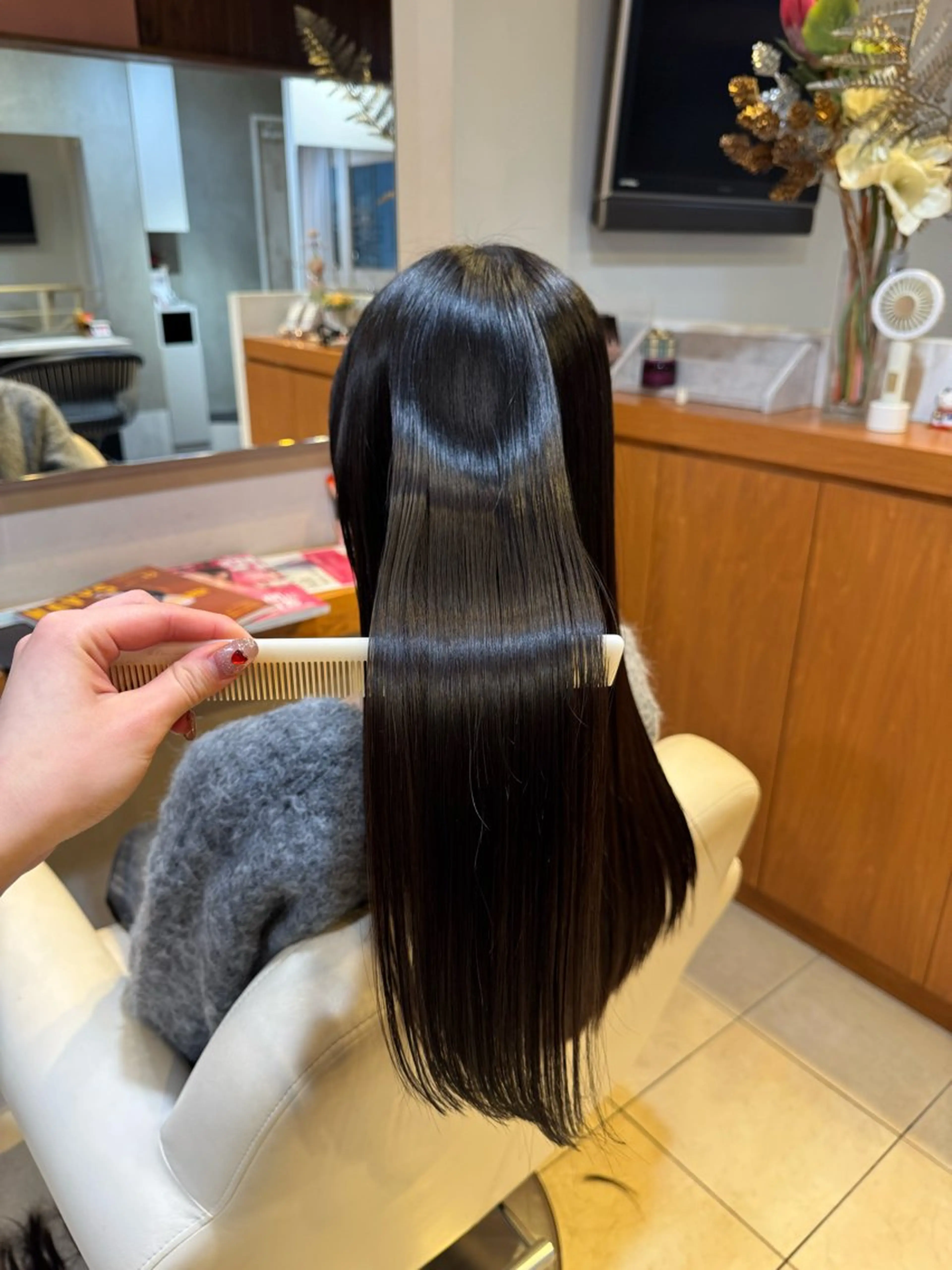 ロング カット トリートメント 透明感カラー🌱 🍑天野琴音🍑のヘアスタイル