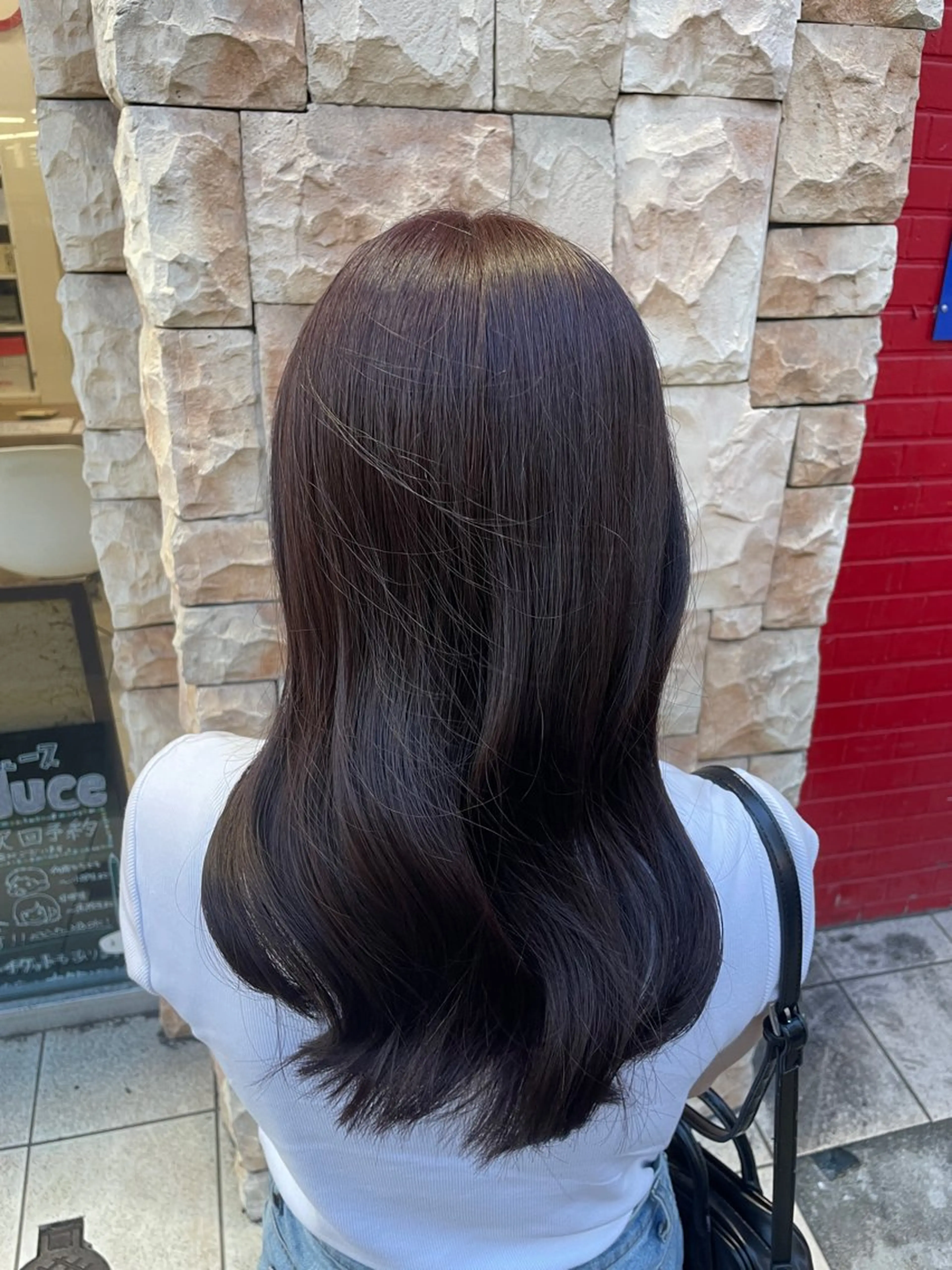 ミディアム カラー ヘアカラー トリートメント ブリーチ/ヘアセット 【𝙍𝙞𝙣𝙤】のヘアスタイル