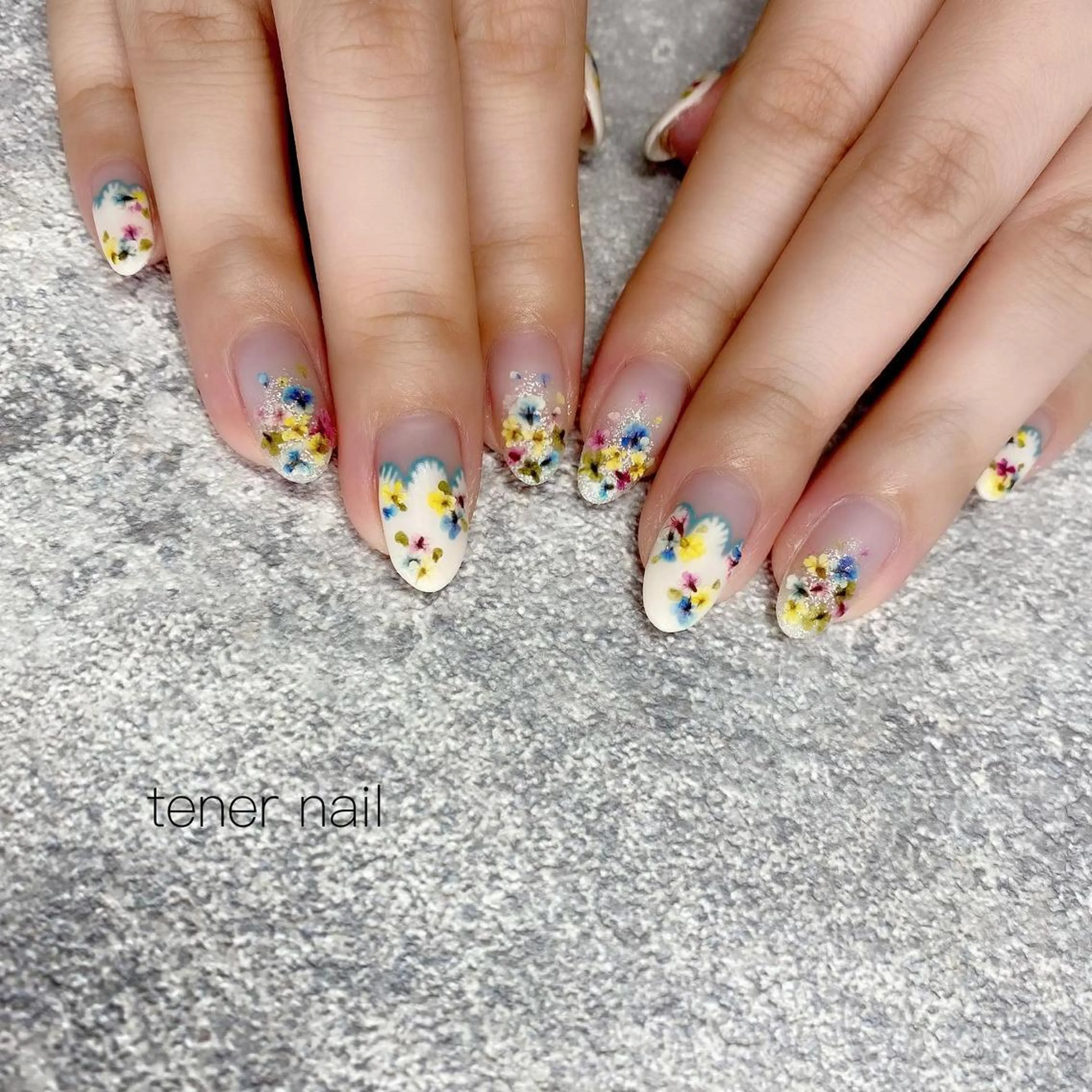 ネイル フラワーネイル テネルネイル tener nailのネイルデザイン