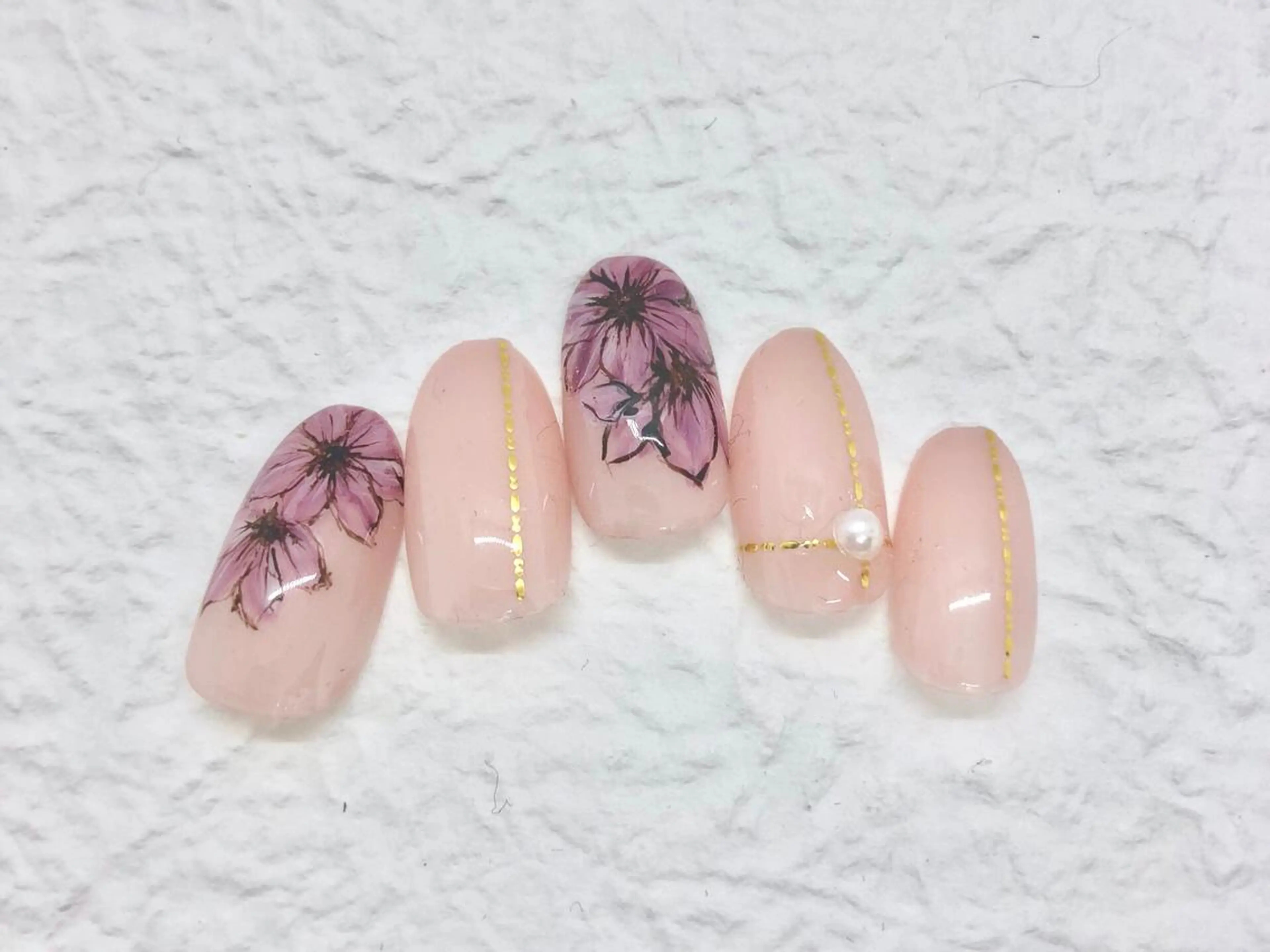 ネイル フラワーネイル TRAM-nail moriizumiのネイルデザイン