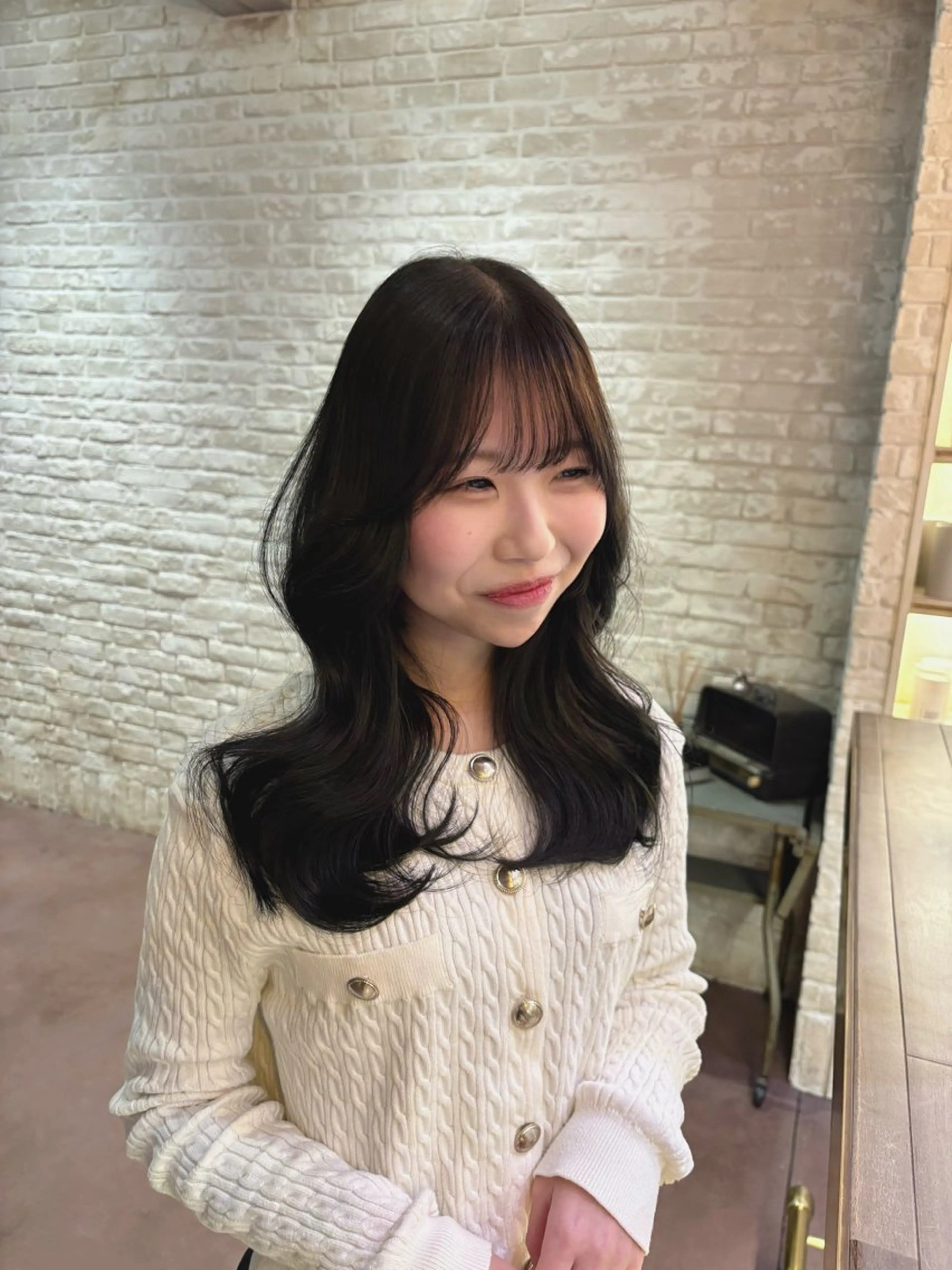 セミロング カラー ひ な た⌇ elto 四条烏丸のヘアスタイル