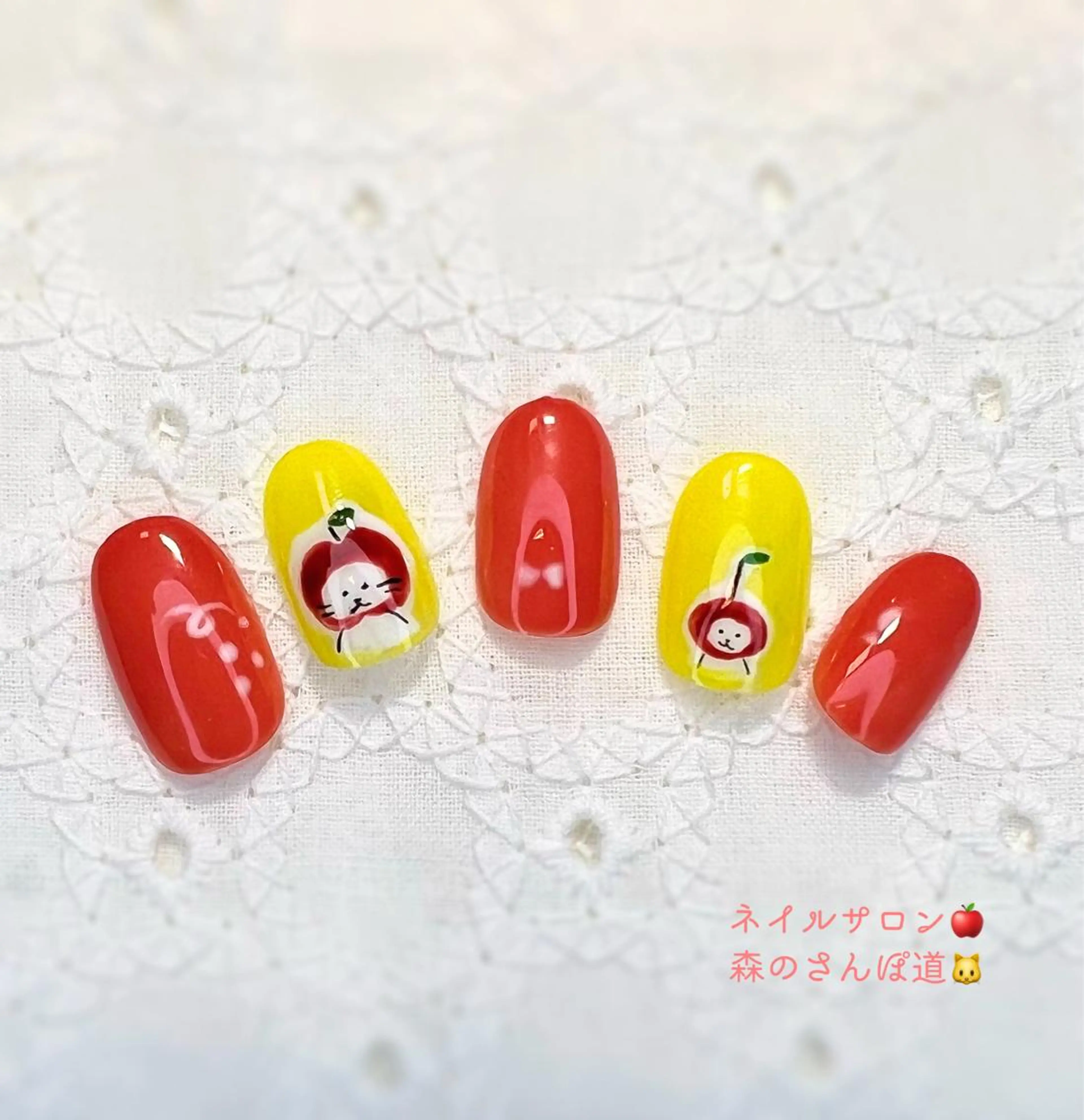 ネイル ハンドネイル 森のさんぽ道所属・ショートネイル 森のさんぽ道のネイルデザイン