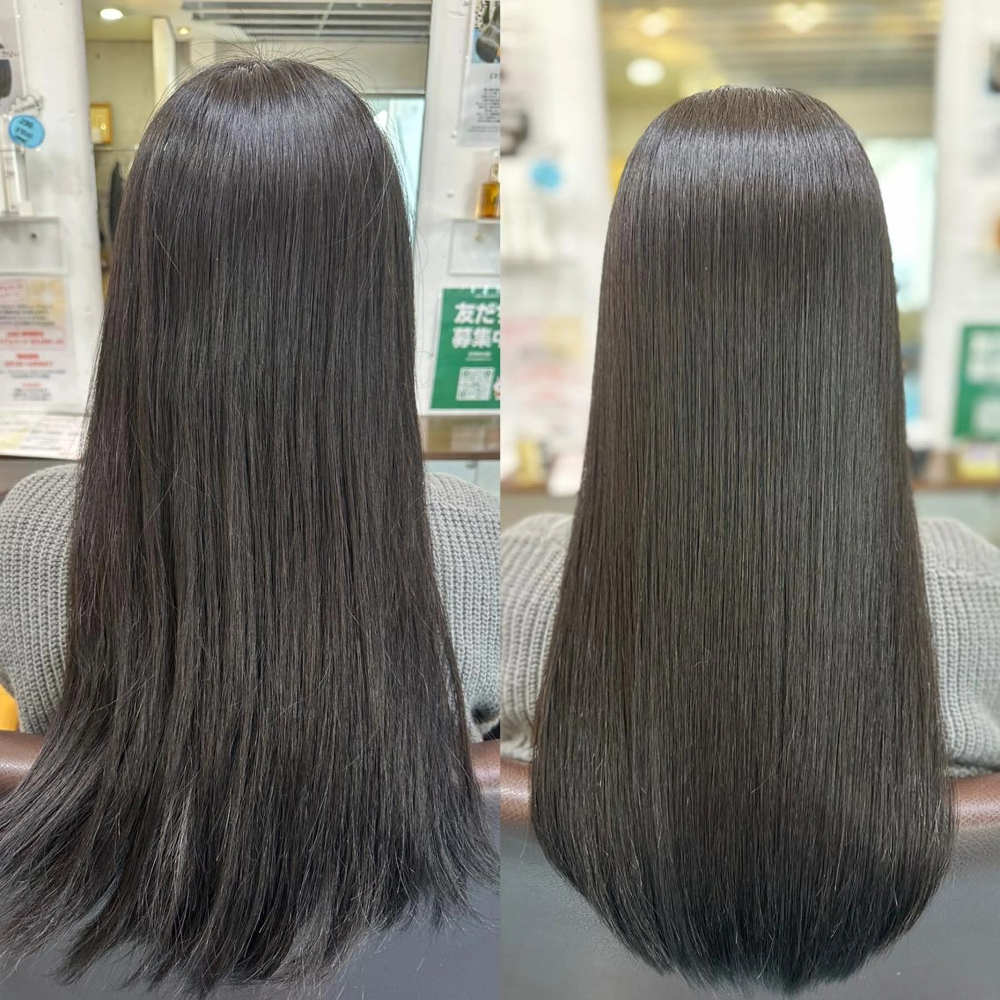 ロング パーマ 髪質改善 縮毛矯正 【髪質改善】に特化 オリーブオイルクラブのヘアスタイル