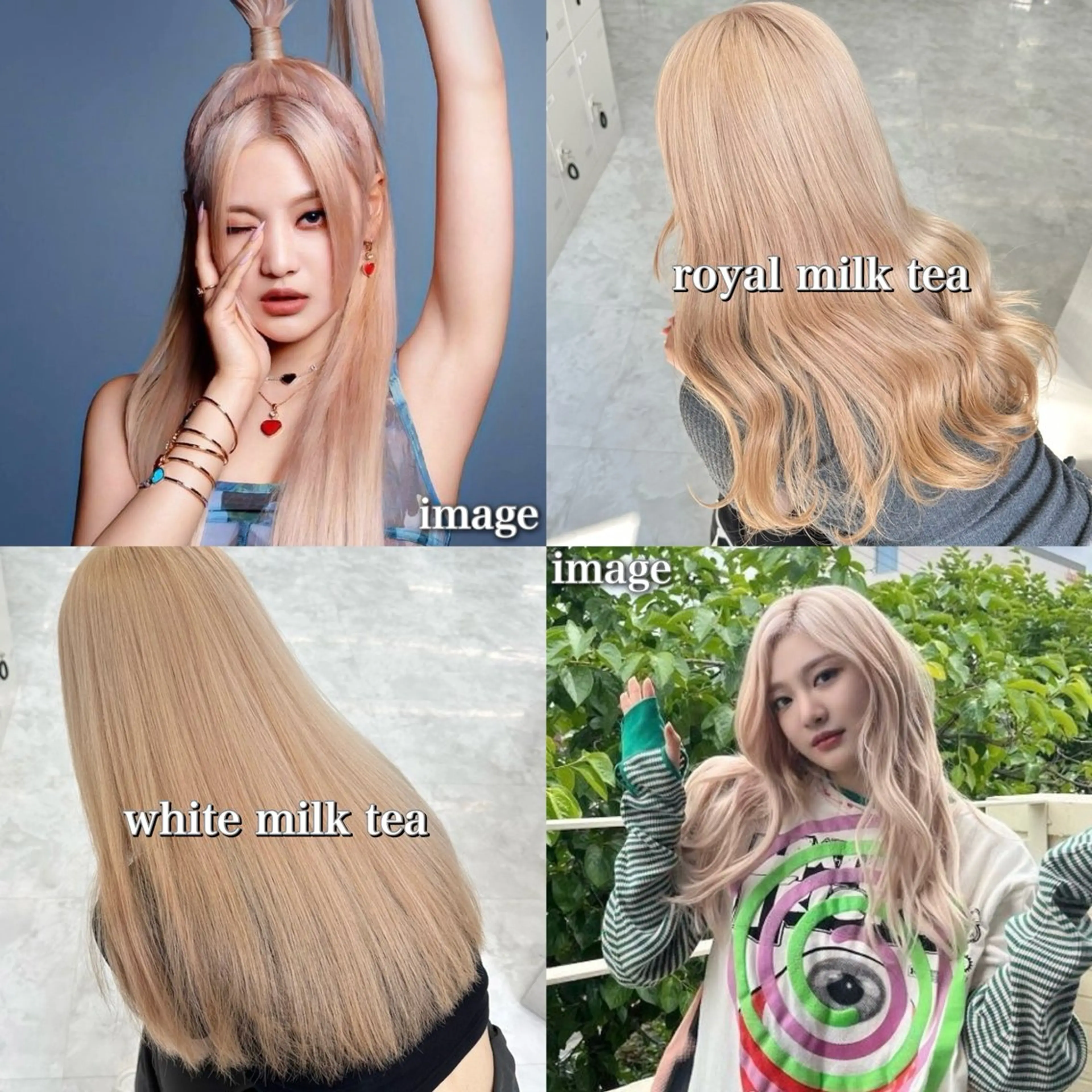 セミロング カラー ベージュカラー ブリーチ ブロンド デザインカラー グレージュ ヘアカラー トリートメント ケアブリーチ/ 髪質改善/上質艶髪のヘアスタイル