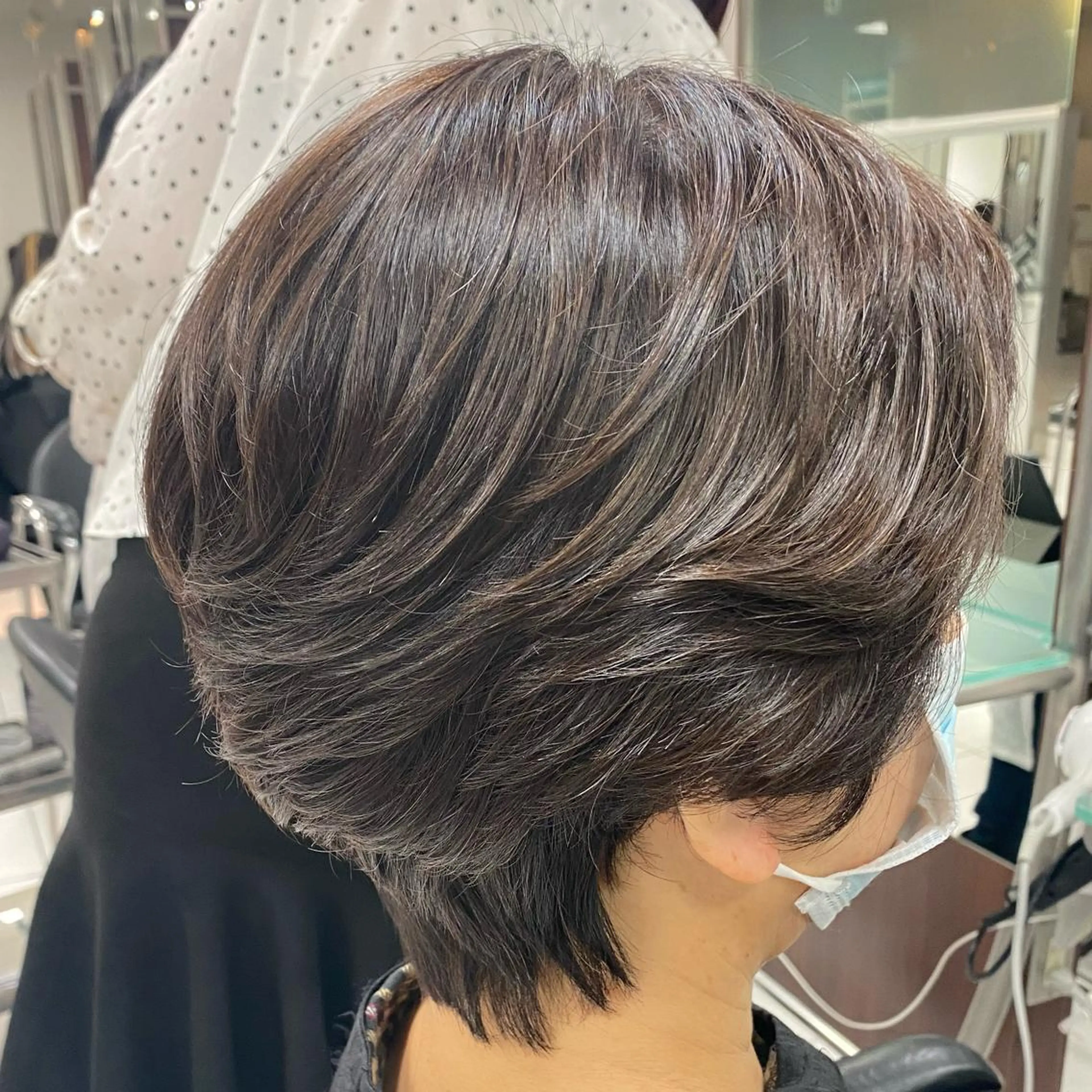 ショート パーマ 高橋 沙央のヘアスタイル